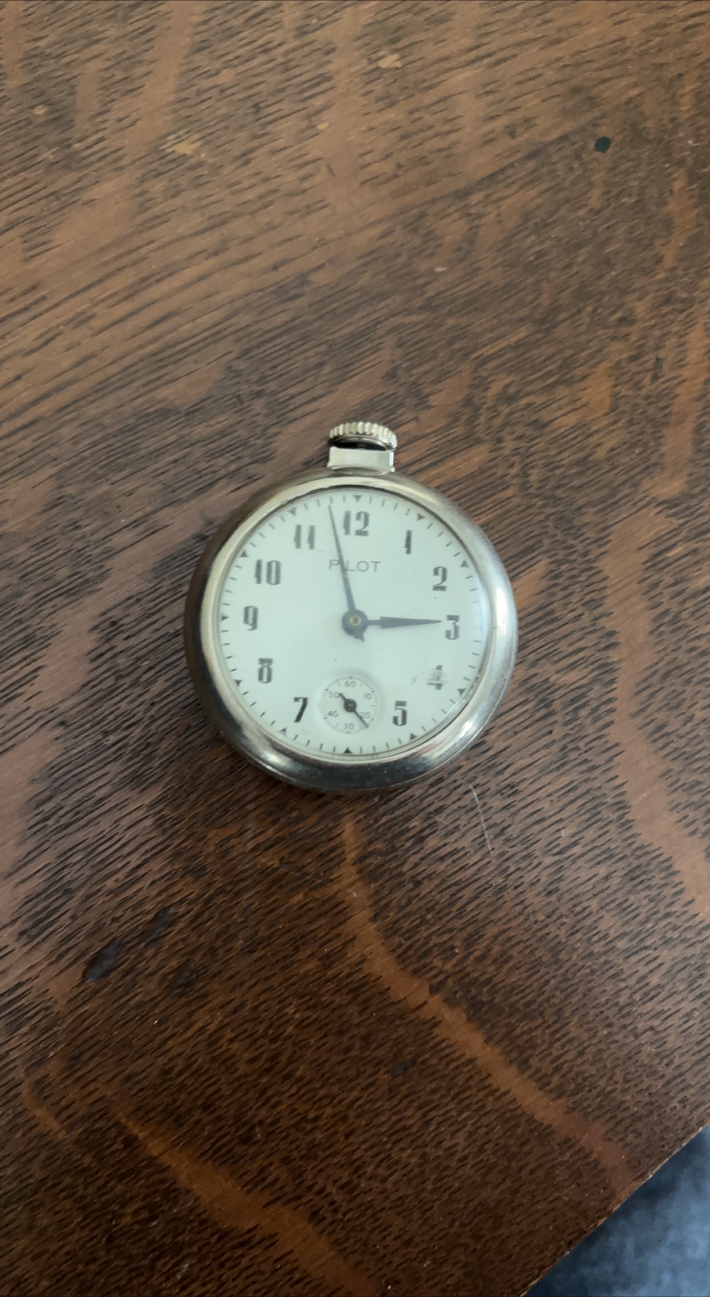 Pilot Pocket Watch