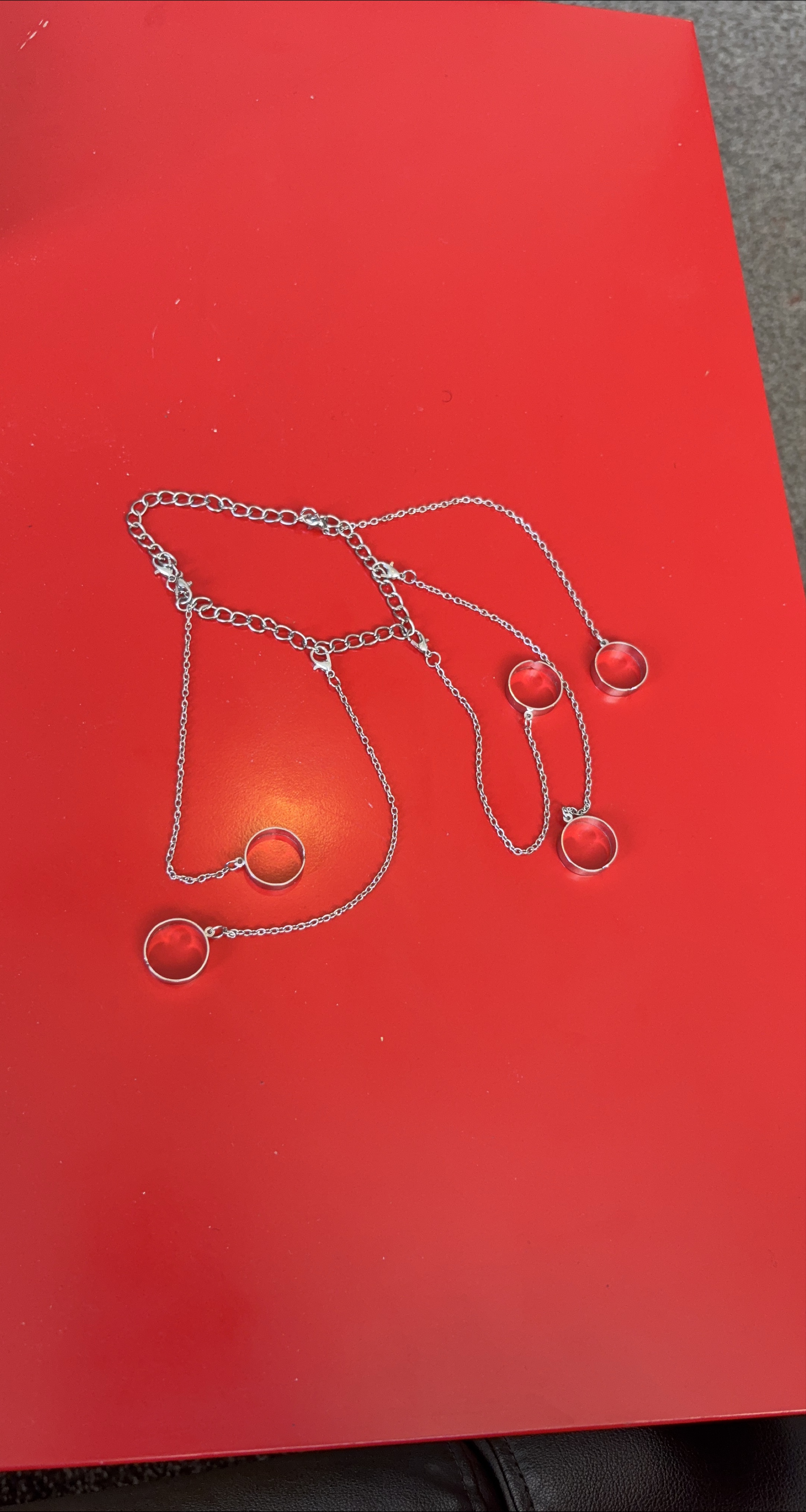 Hand Chain Bracelet - Silver thumbnail