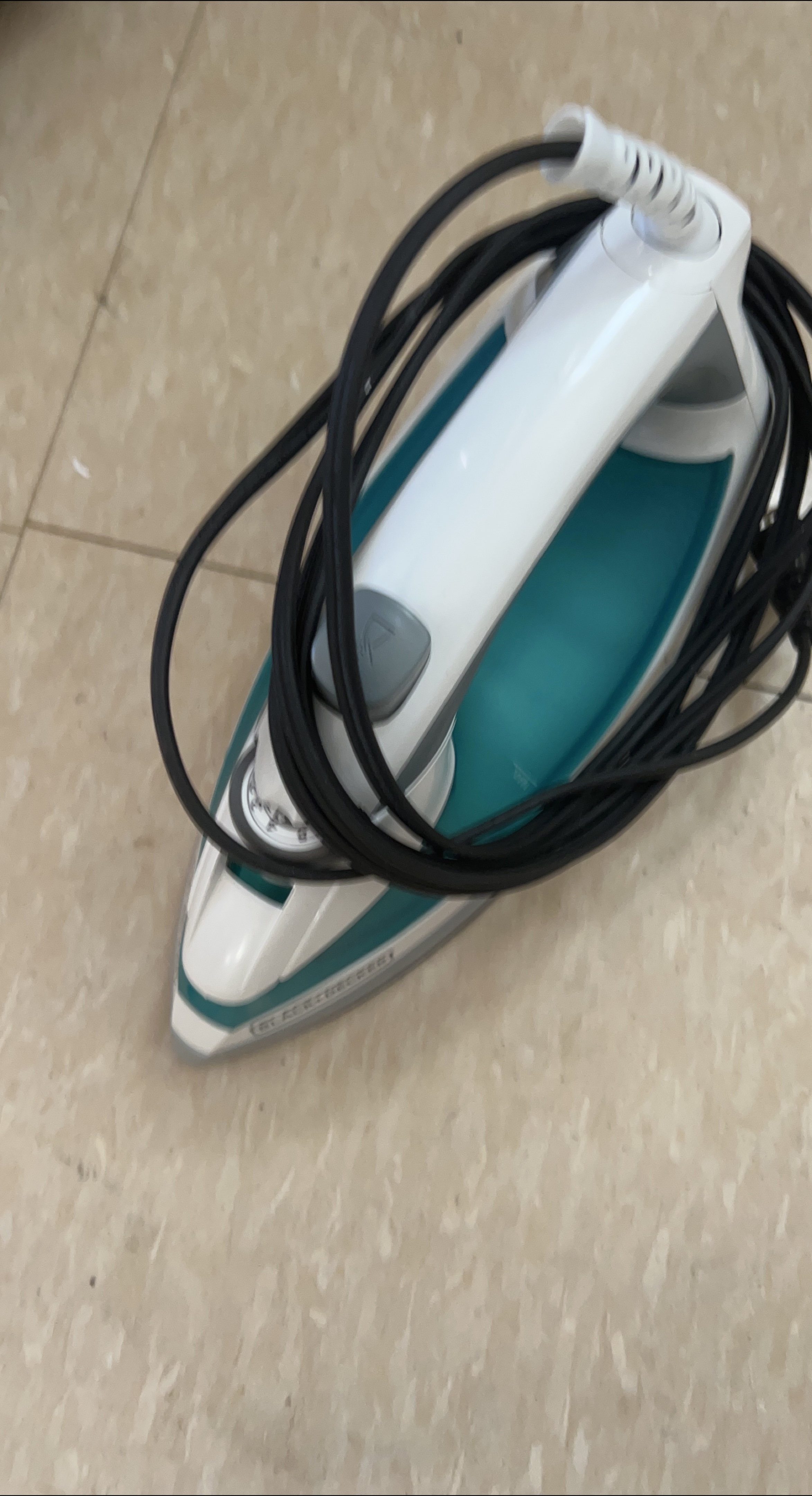Steamfast Home Iron - Teal and White
