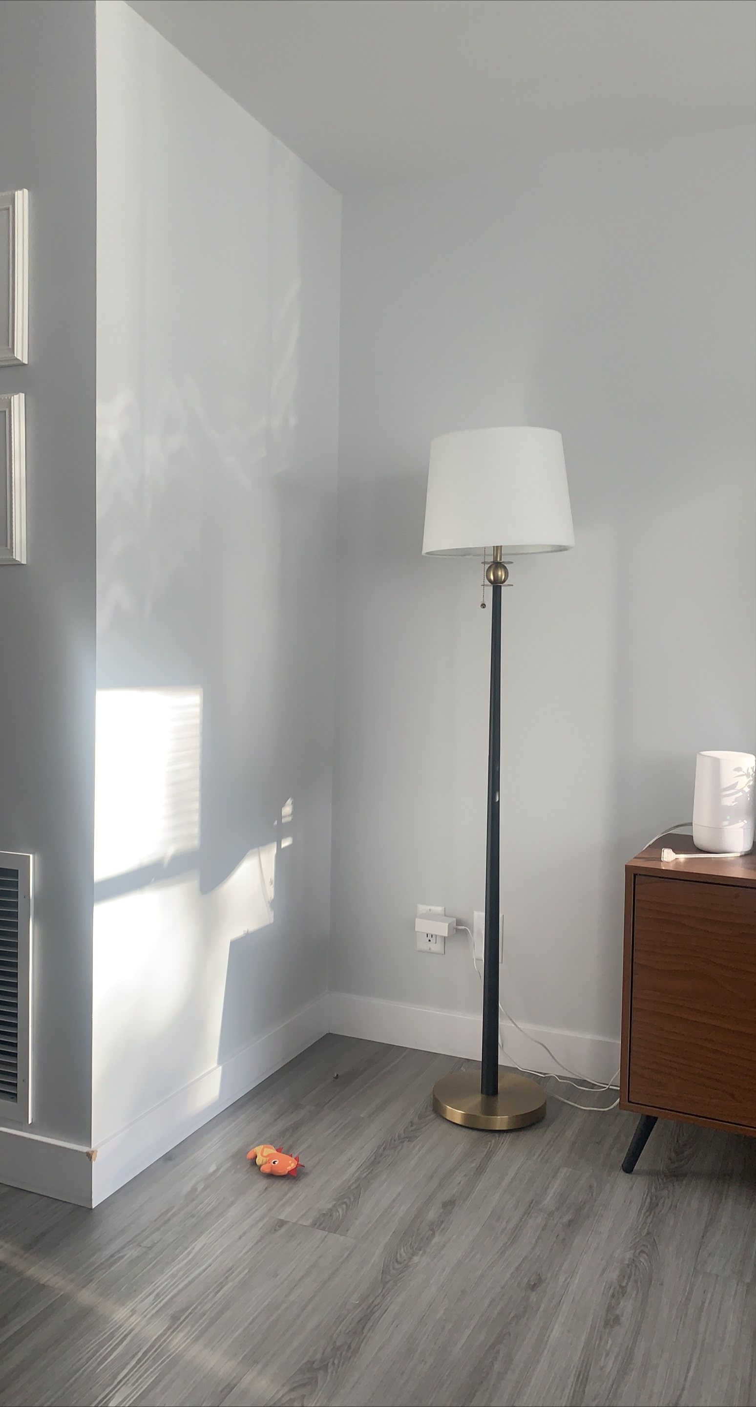 Floor Lamp - Black and Gold Finish