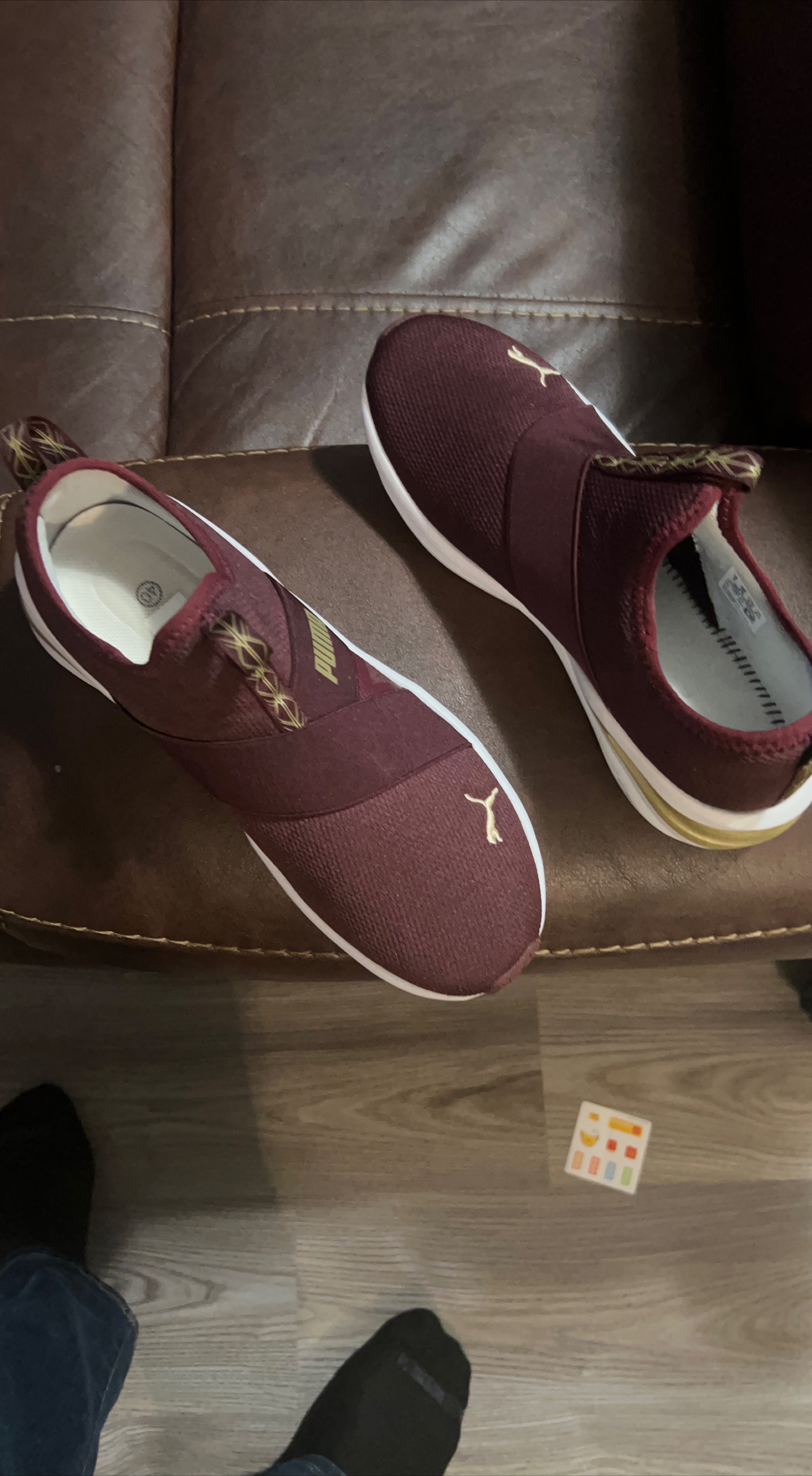 Puma Slip-on Shoes - Burgundy