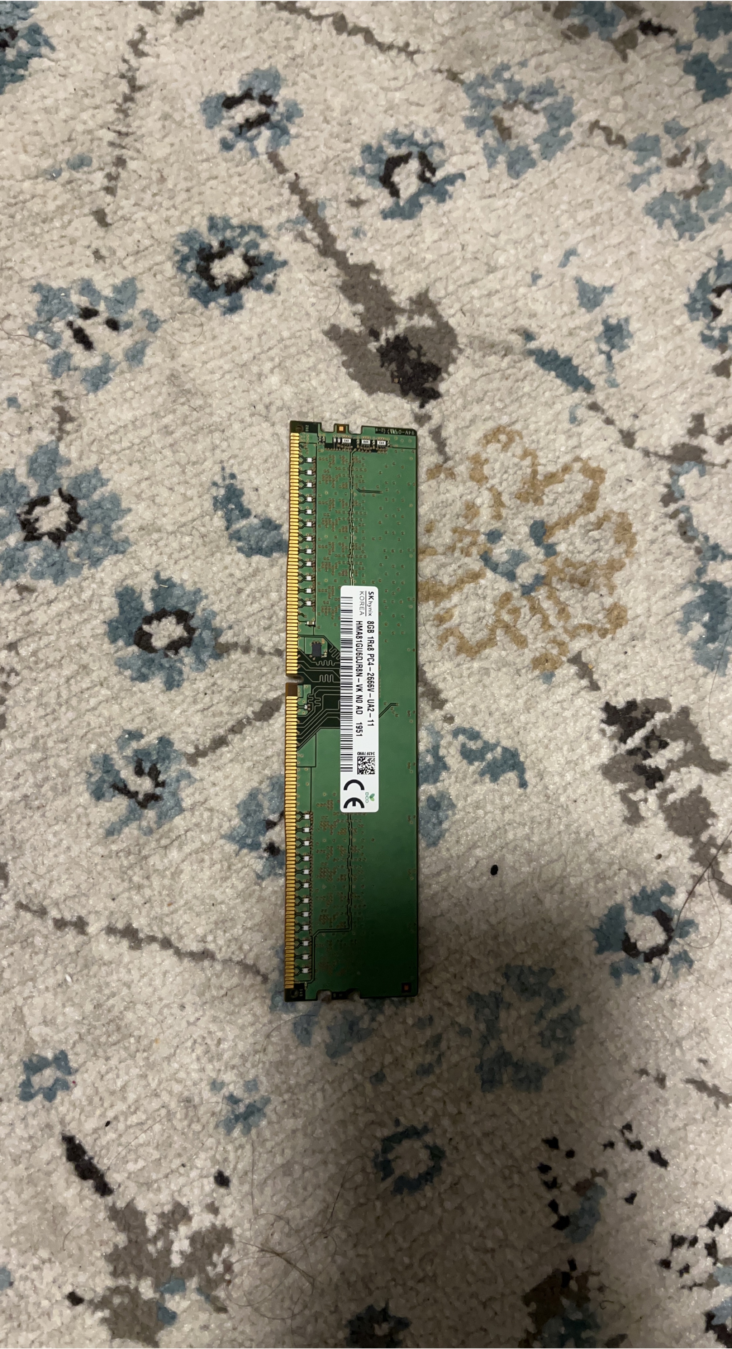 Samsung 8GB DDR4 RAM Memory Module thumbnail