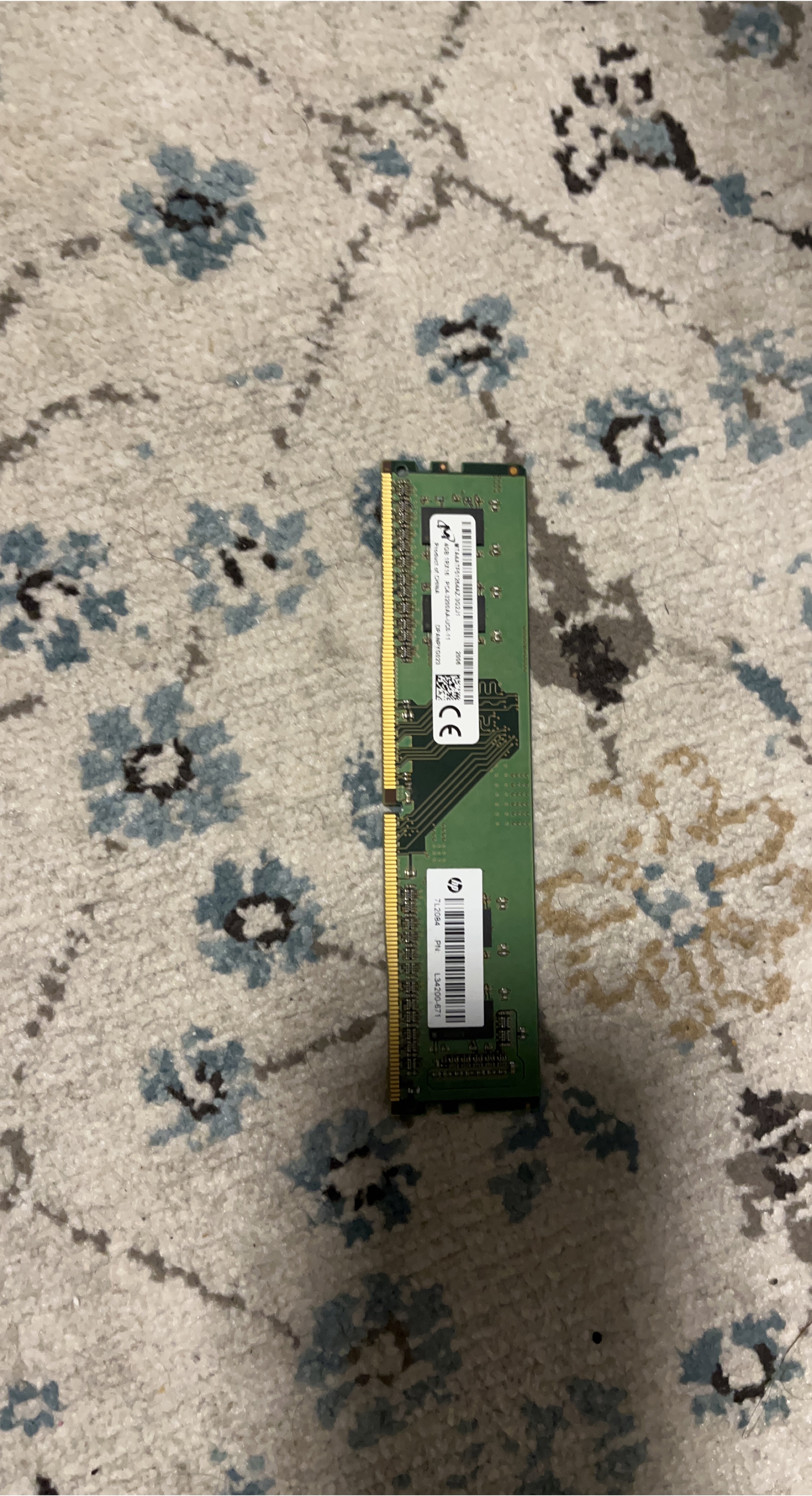 HP 4GB DDR4 RAM Module thumbnail