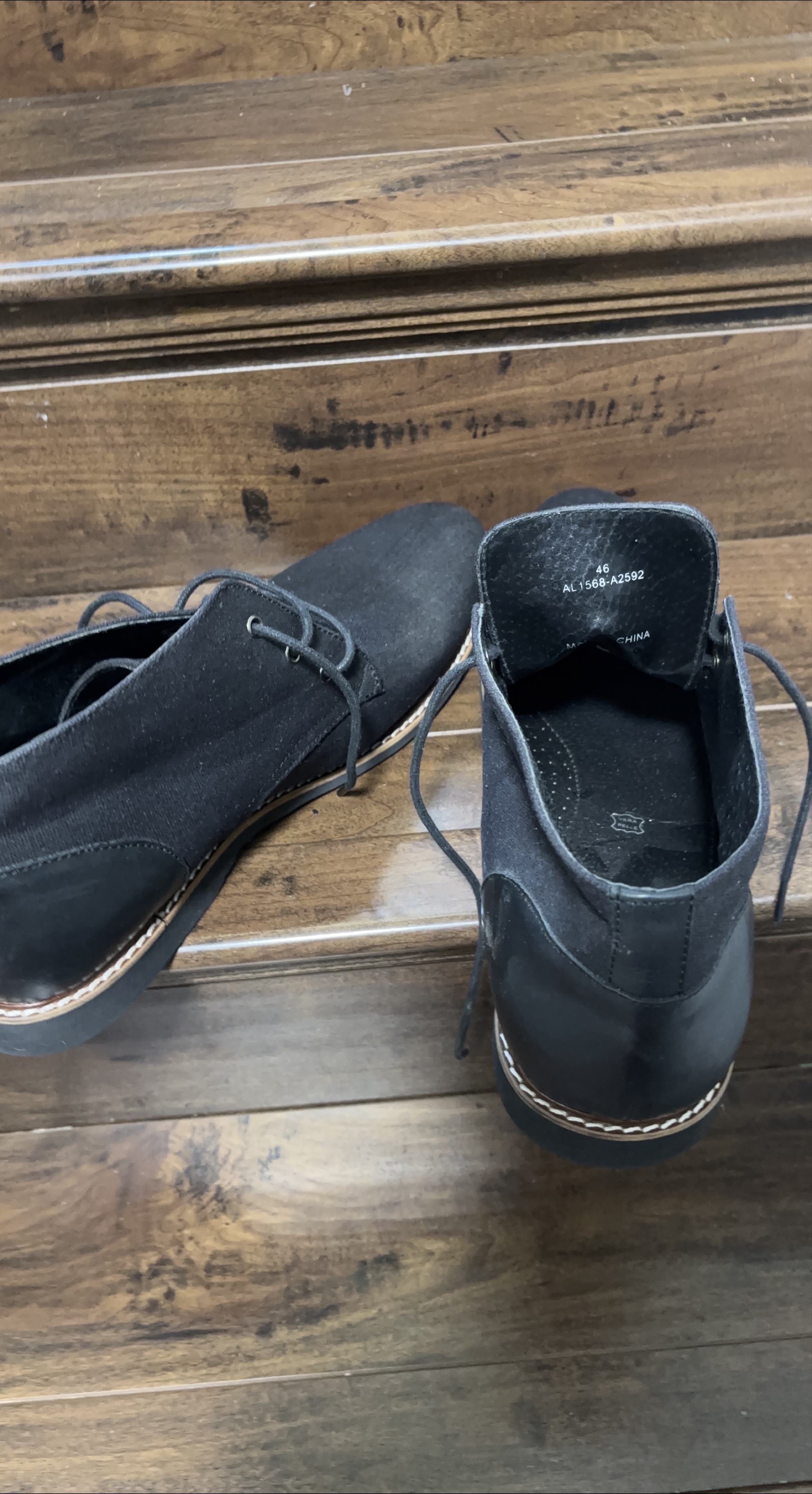Black Dress Shoes - Size 46 thumbnail