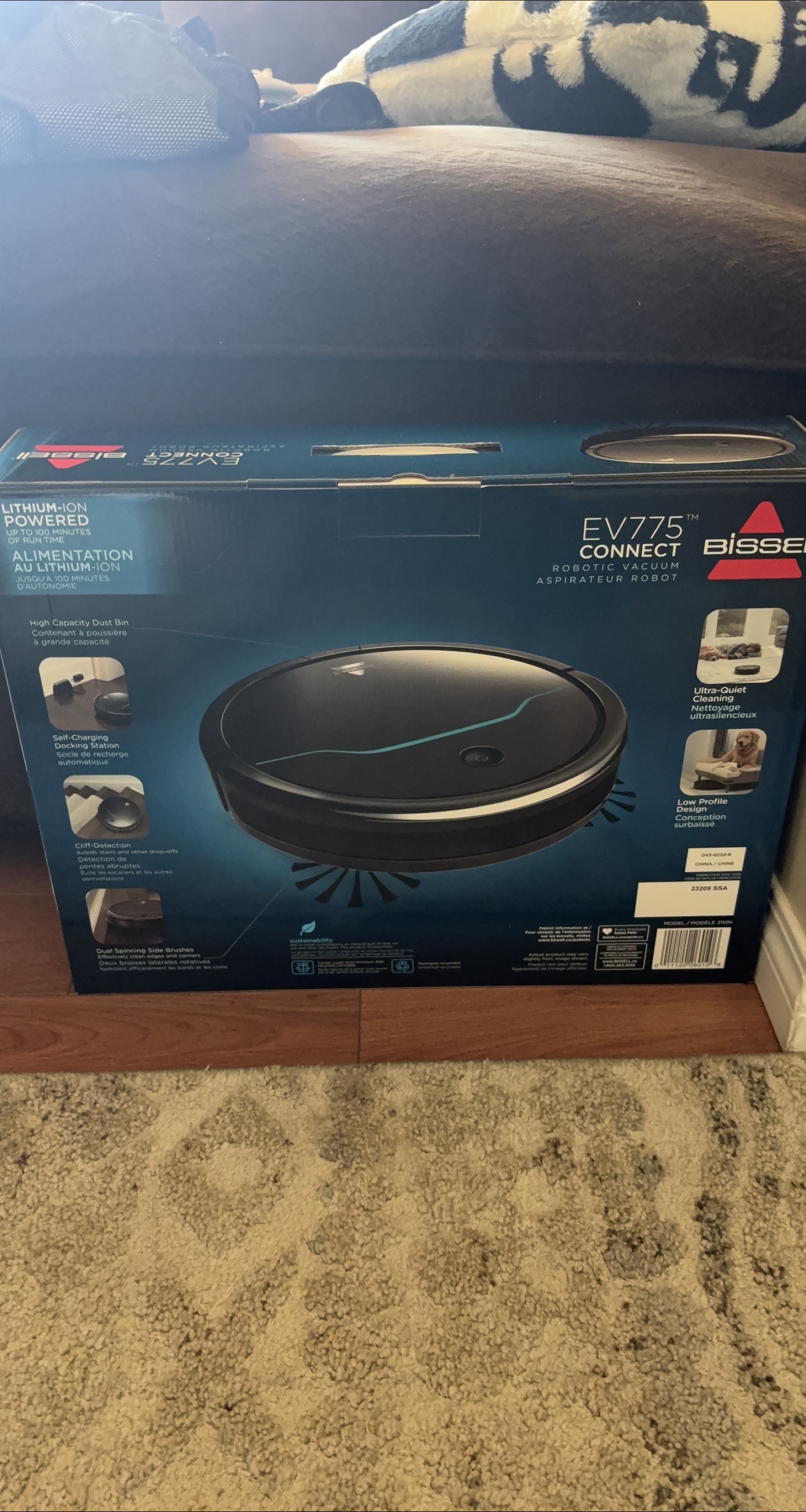 Bissell EV775 Connect Robotic Vacuum - Like New! thumbnail