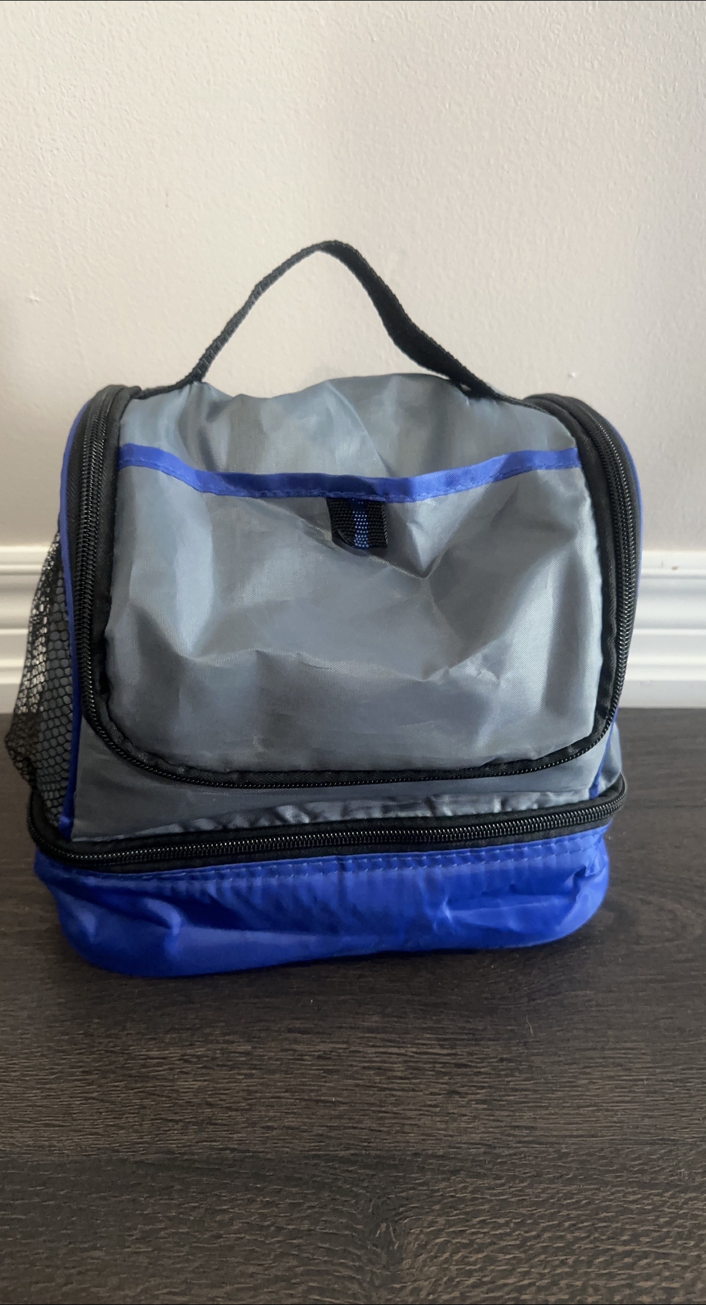 Blue and Grey Lunch Bag thumbnail
