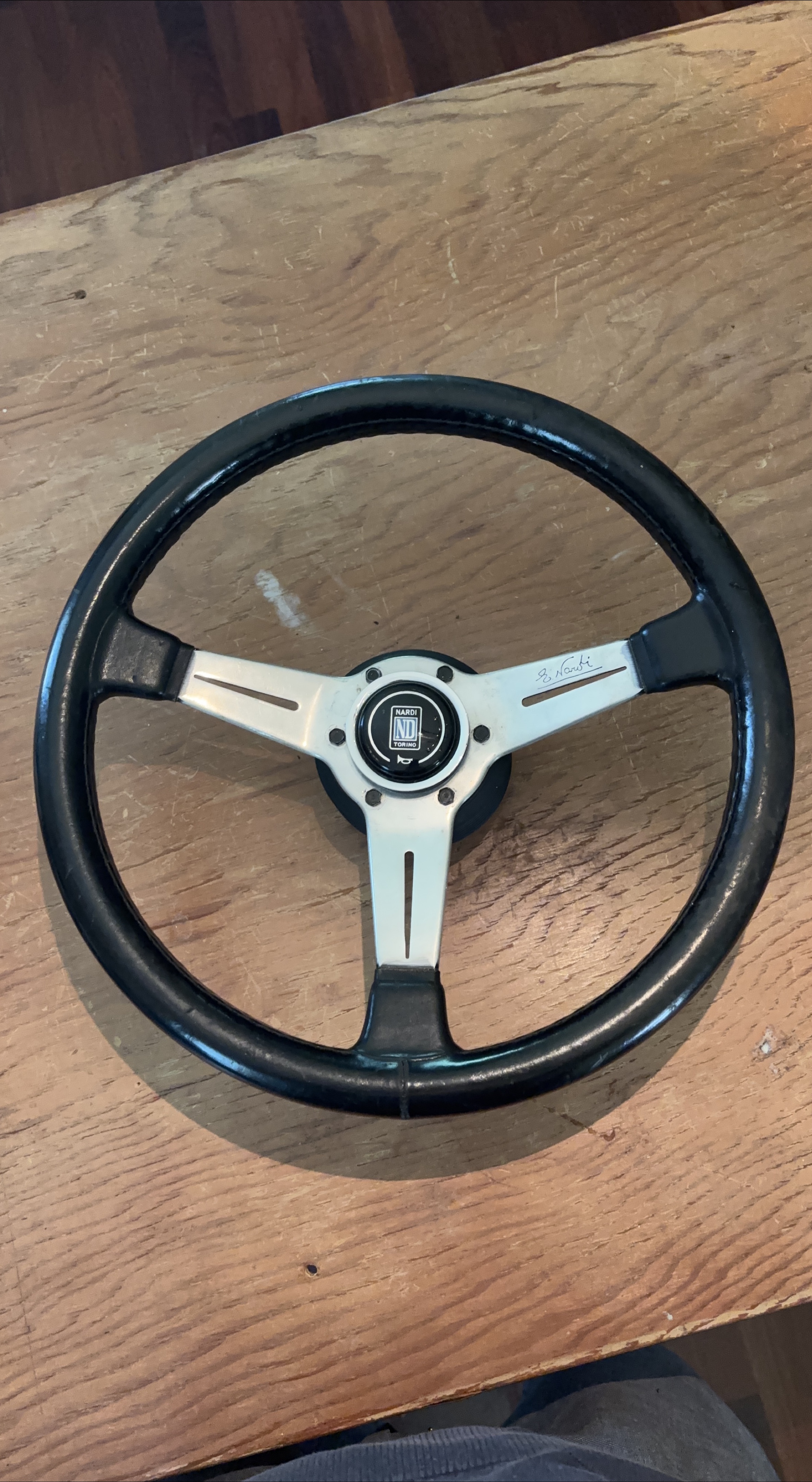 Nardi Steering Wheel - Classic Italian Design thumbnail