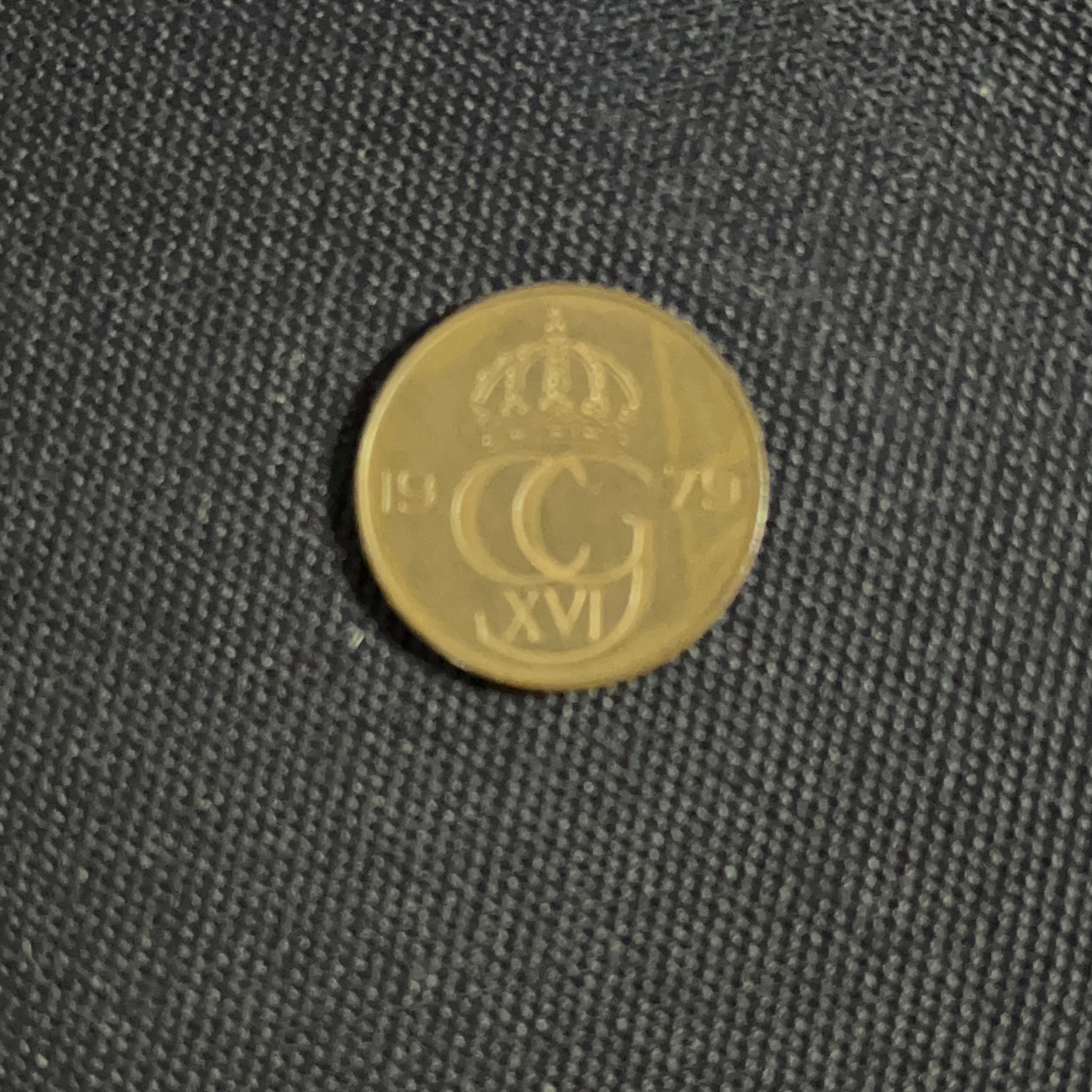 1979 Swedish 10 Ore Coin thumbnail