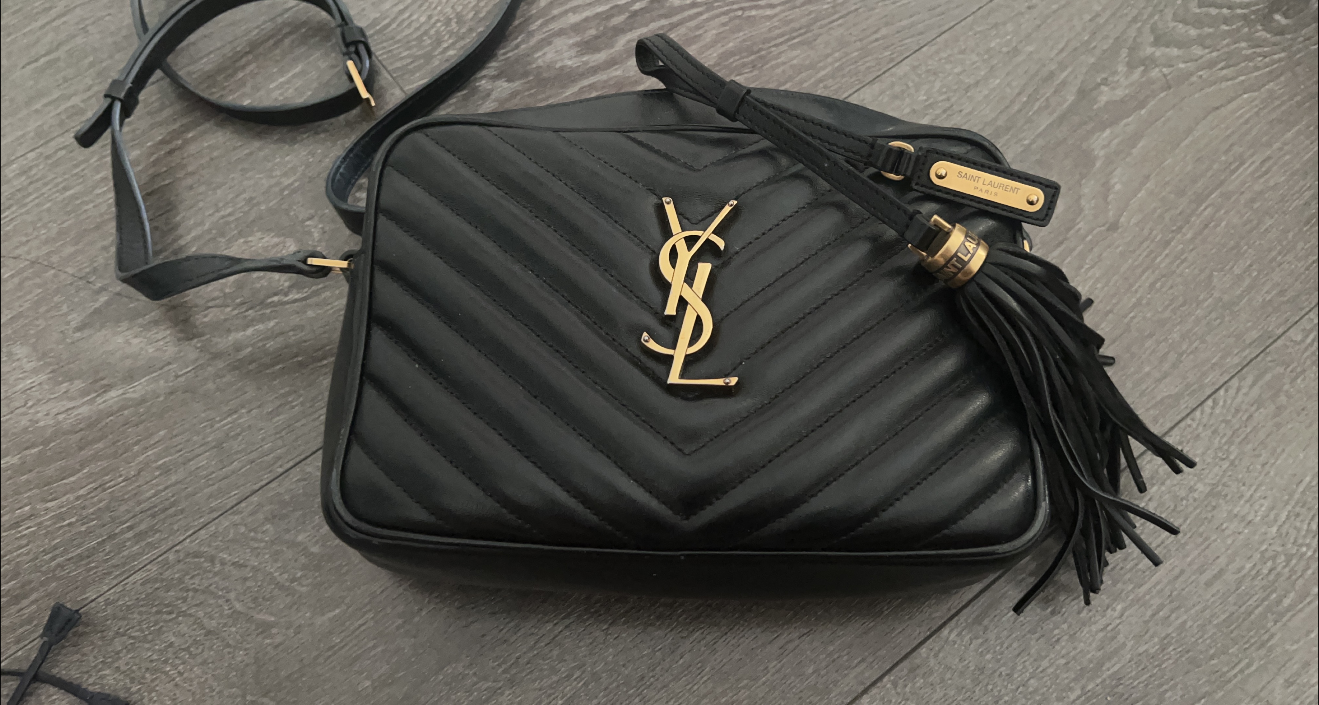 Saint Laurent Lou Camera Bag - Black Leather thumbnail