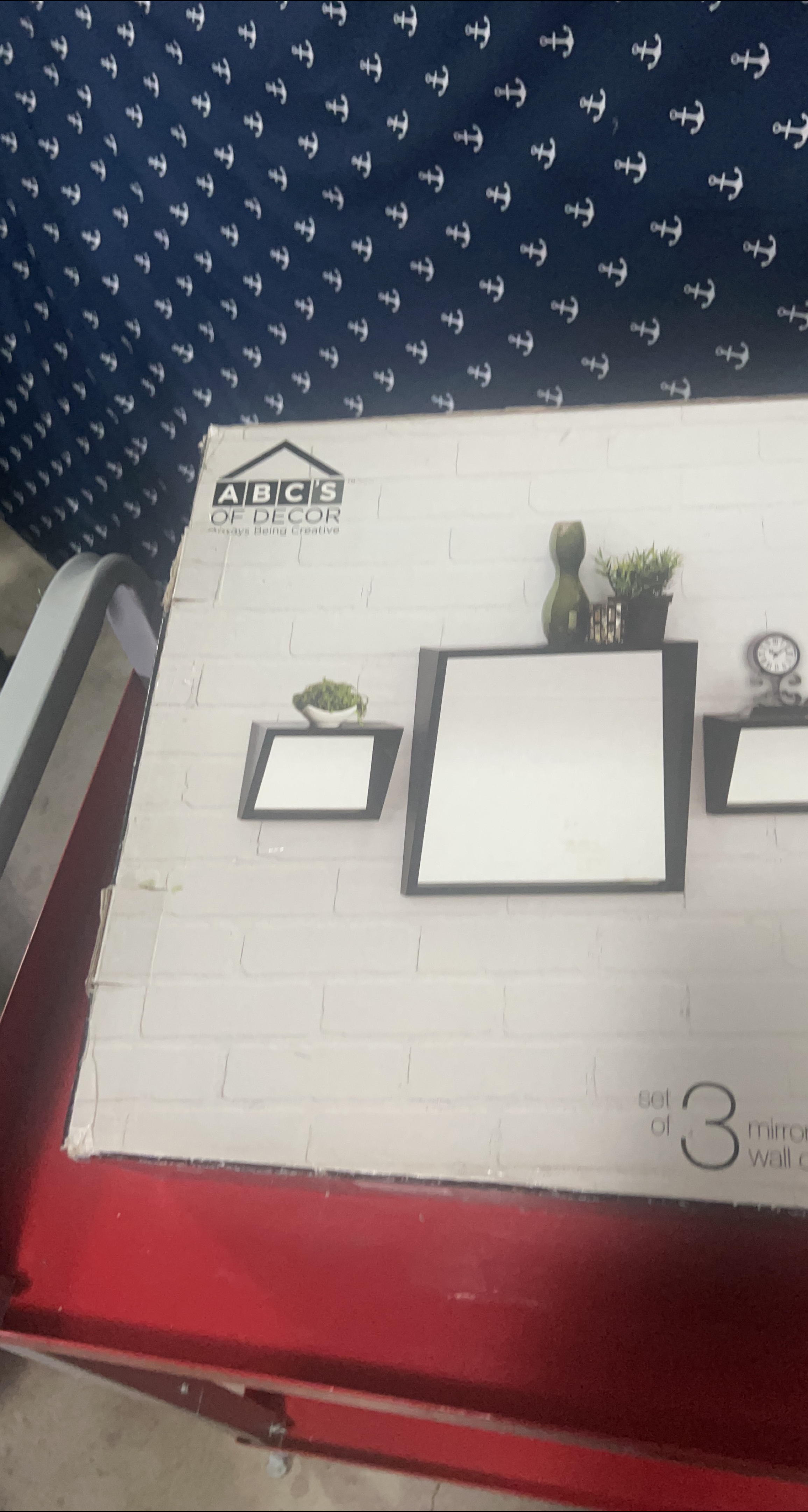 ABC's of Decor Set of 3 Mirror Wall Decor thumbnail
