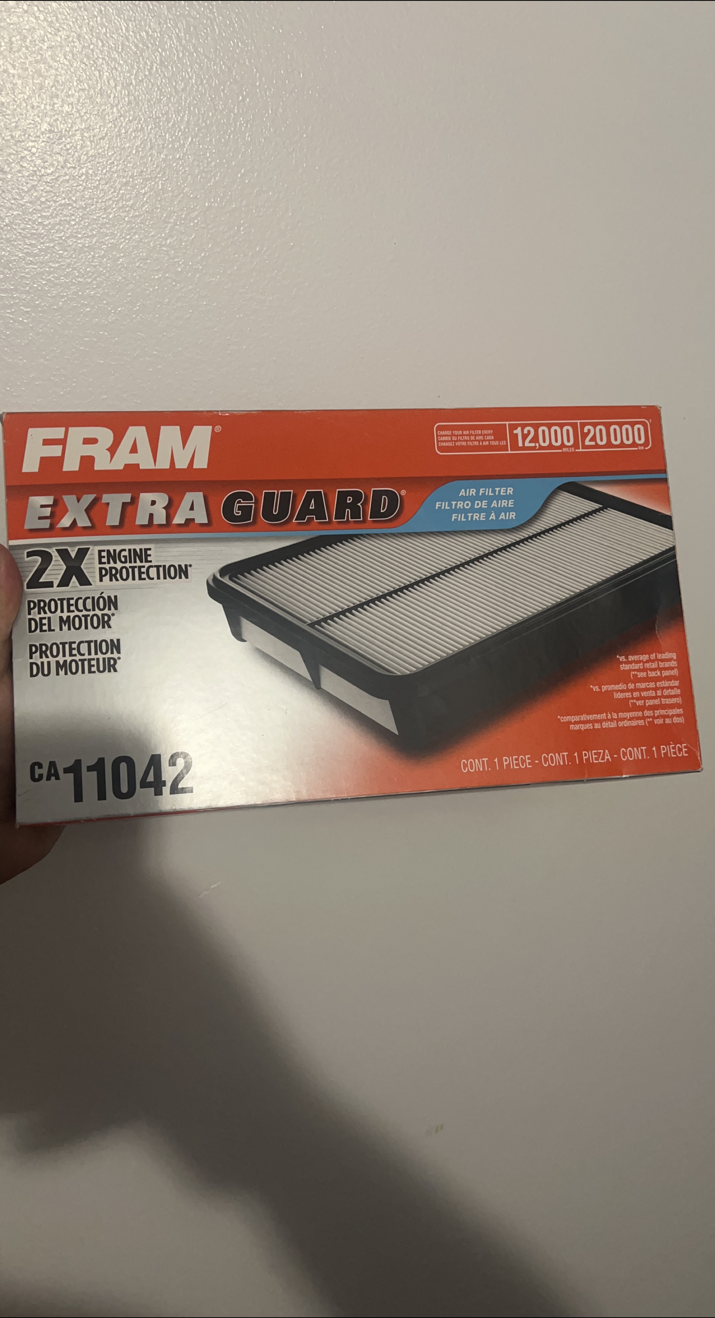 FRAM Extra Guard CA11042 Air Filter - New
