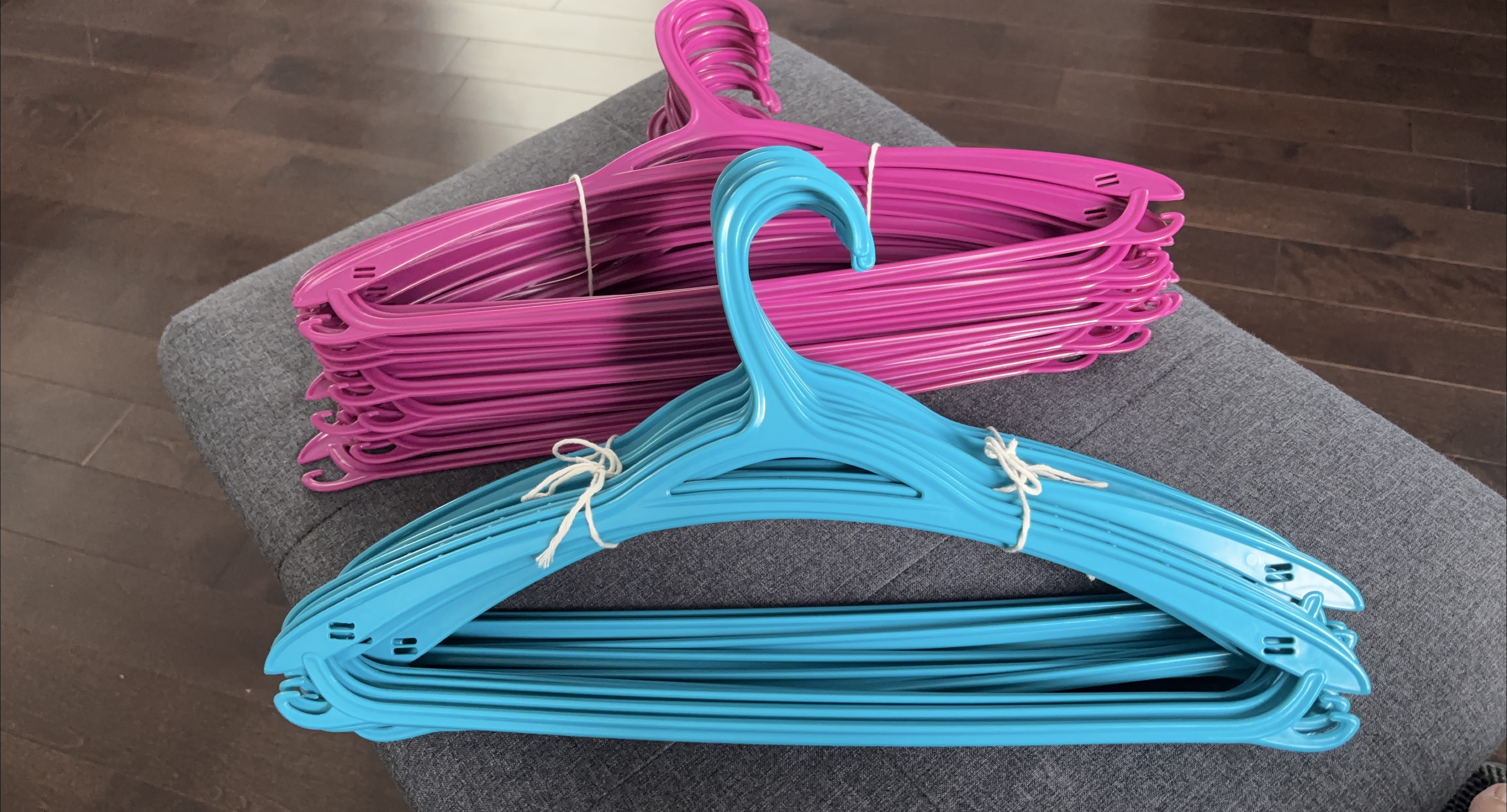 Clothes Hangers - Pink & Blue thumbnail