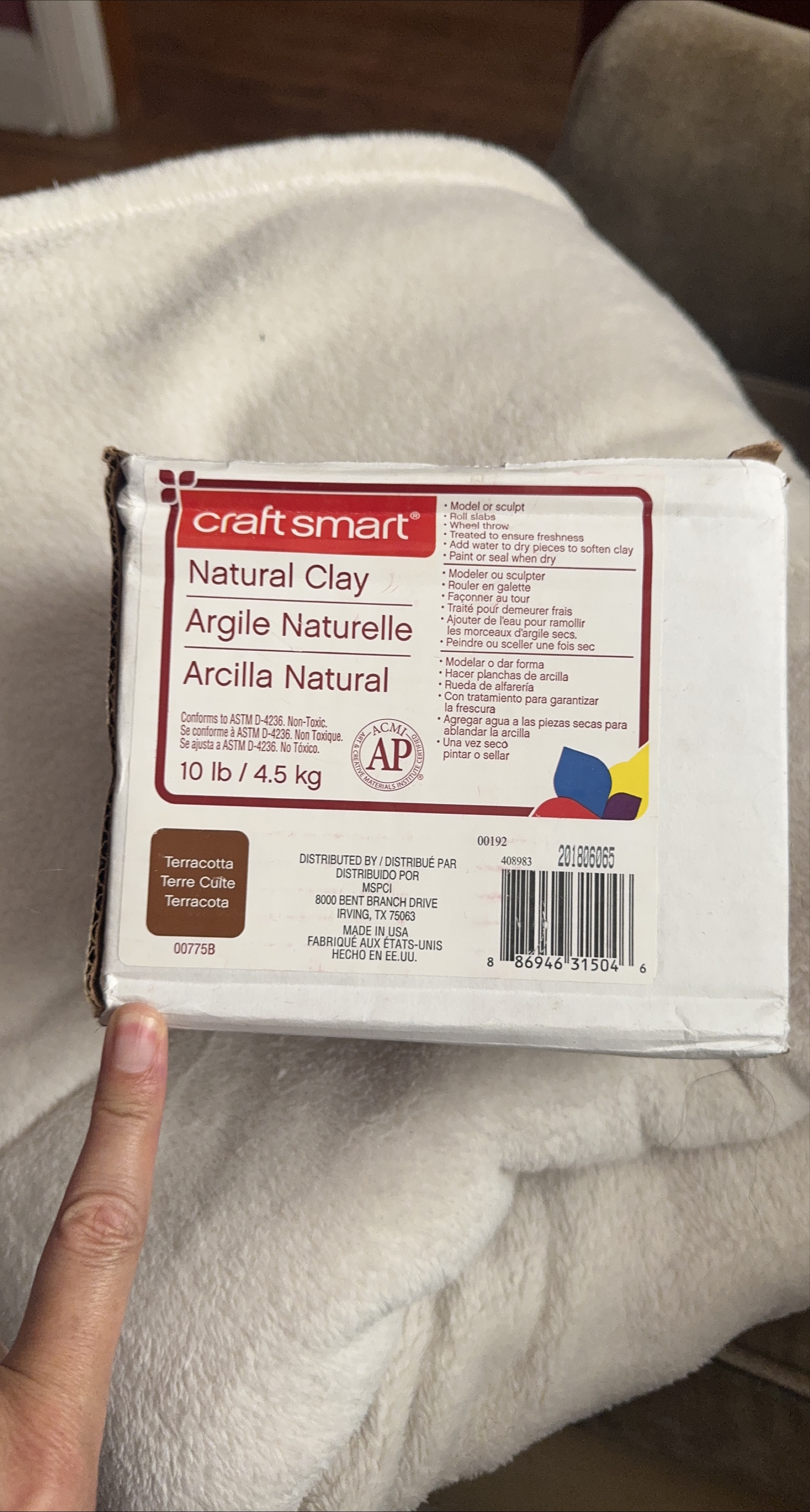 Craft Smart Natural Clay - 10 lb Terracotta thumbnail