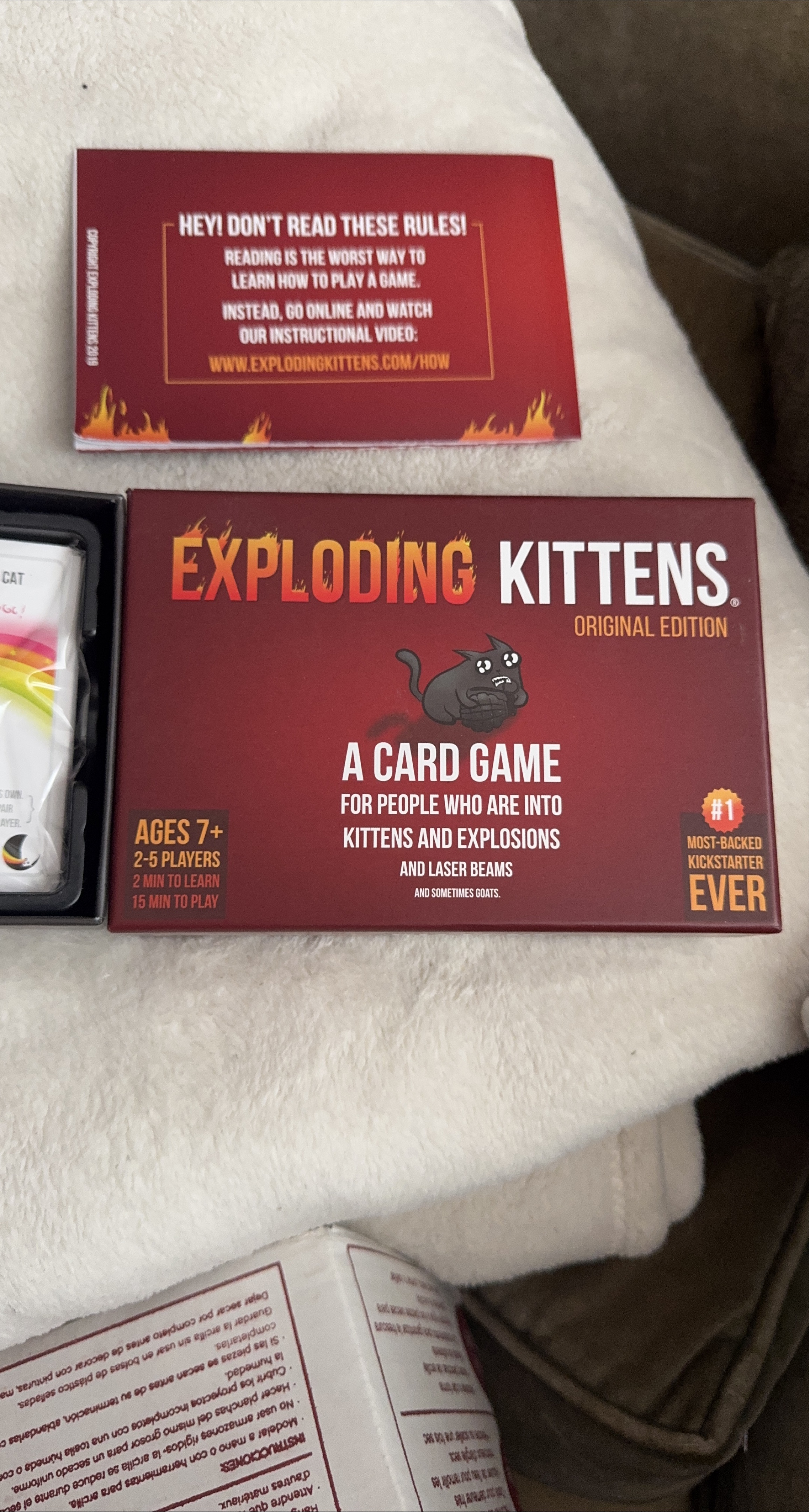 Exploding Kittens Original Edition Card Game thumbnail