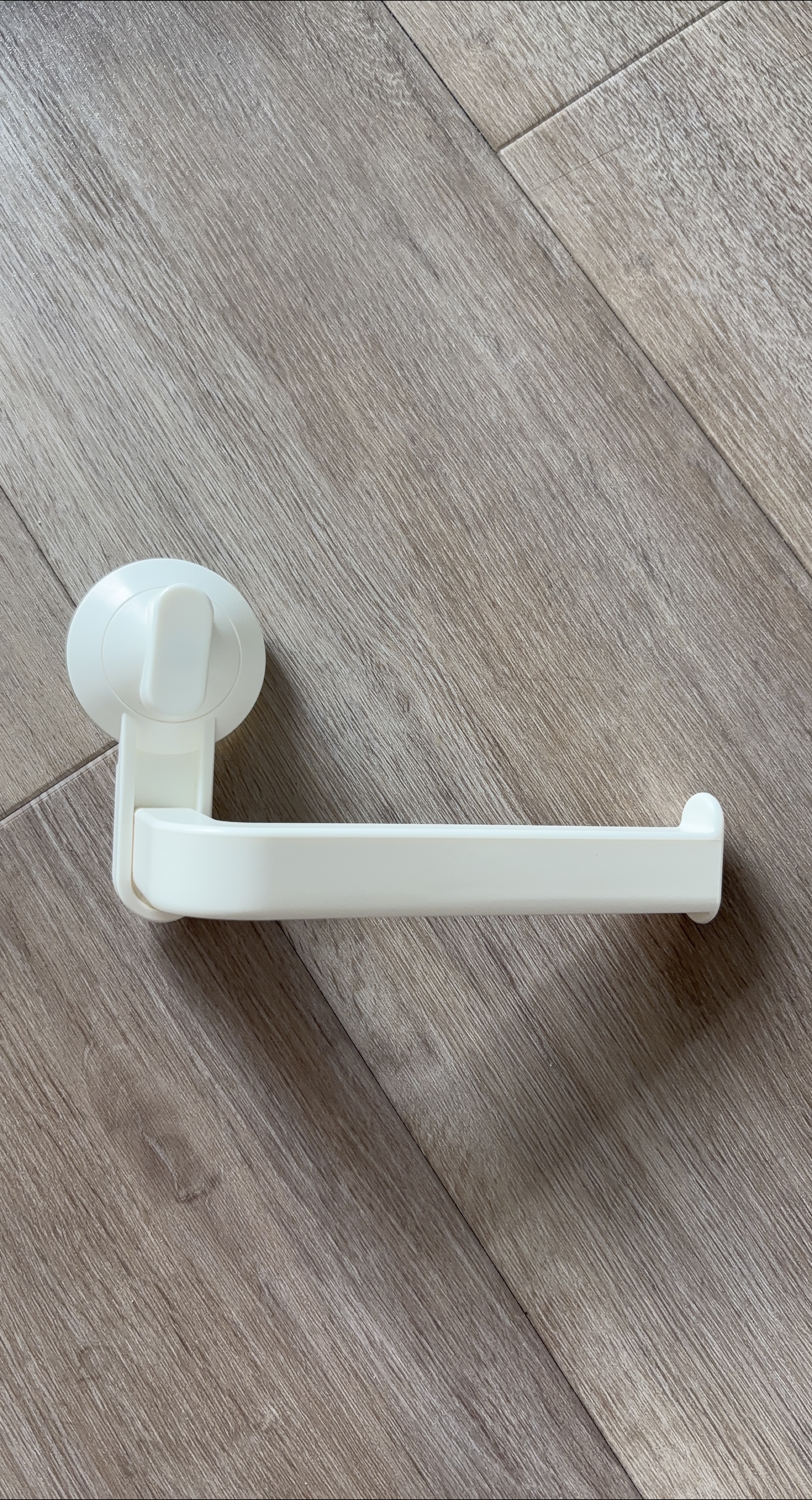 White Suction Cup Toilet Paper Holder thumbnail