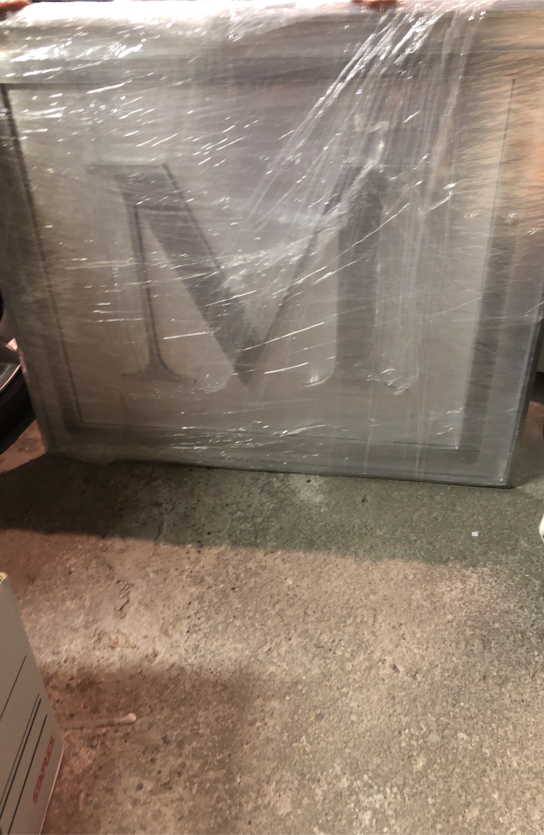 Customized M sign still in plastic thumbnail
