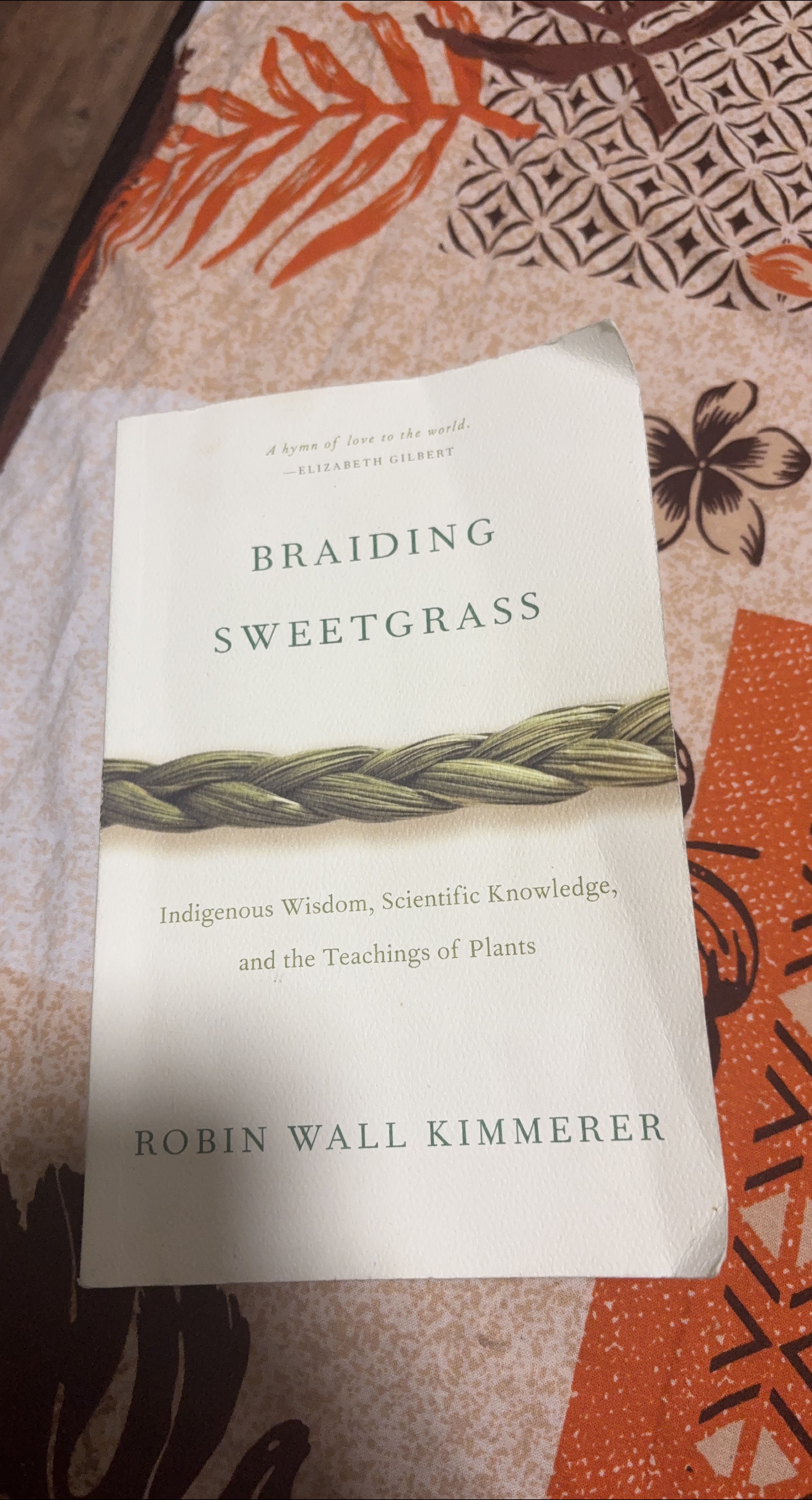 Braiding Sweetgrass by Robin Wall Kimmerer thumbnail