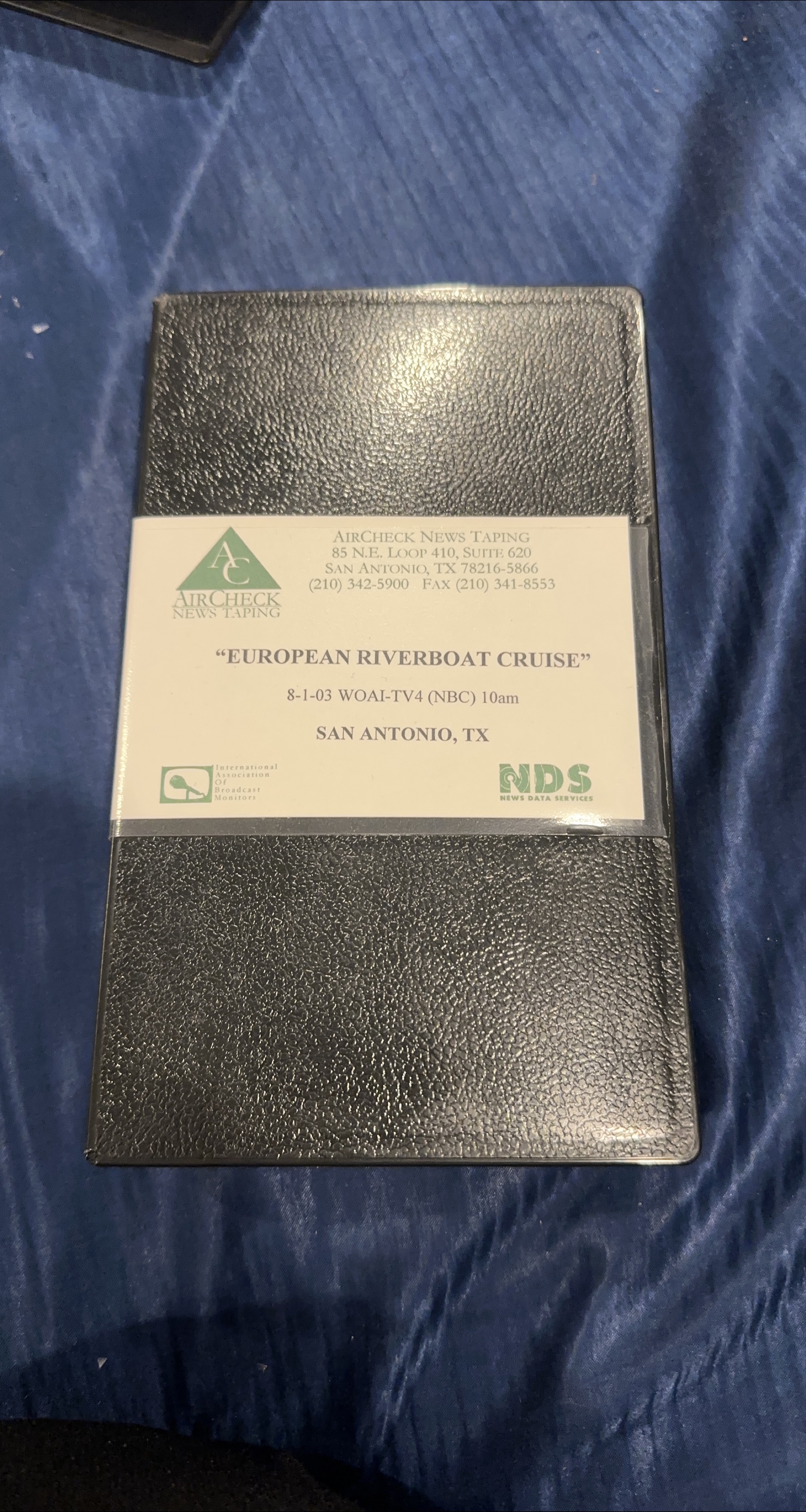 Aircheck News Taping "European Riverboat Cruise" thumbnail