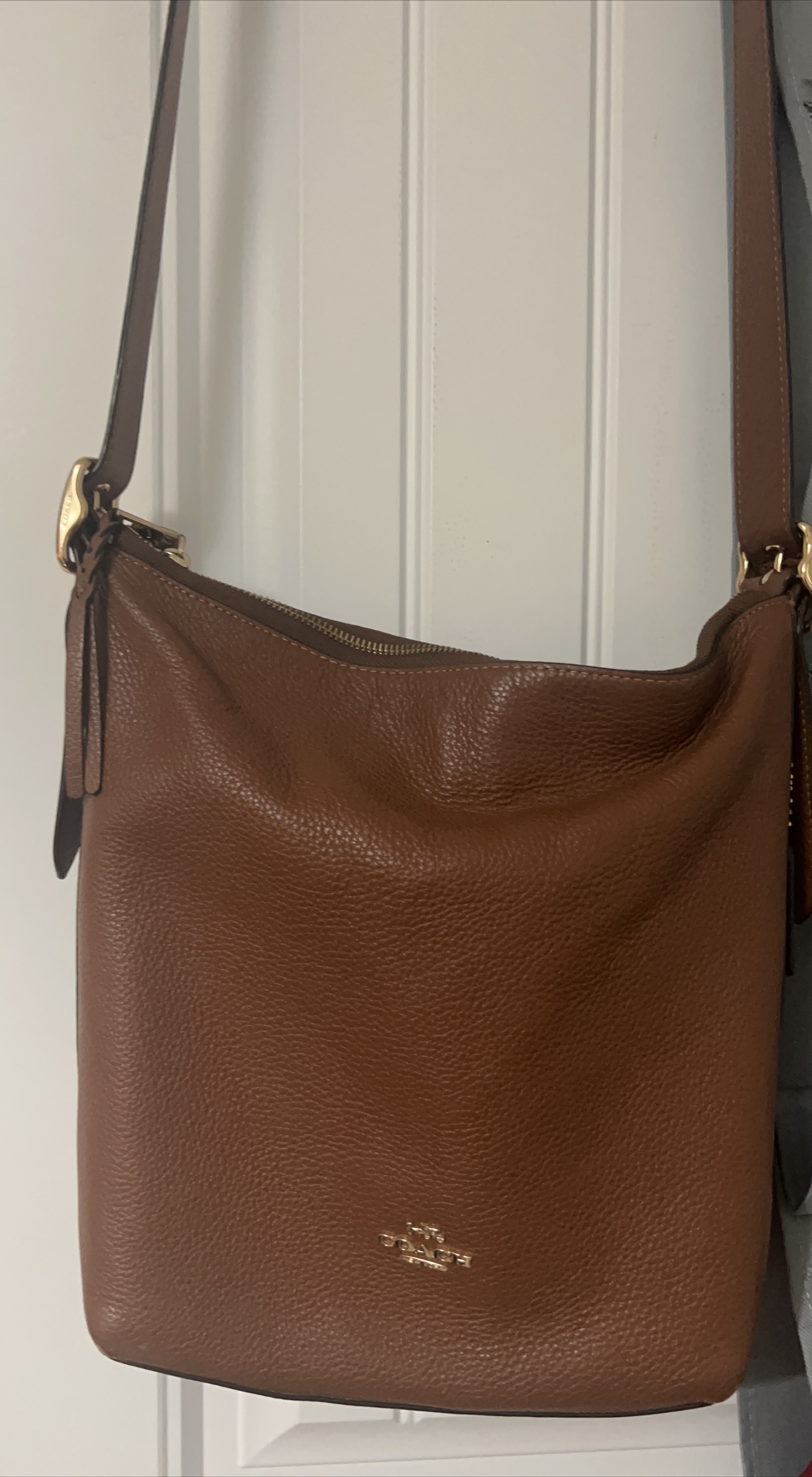 Coach Leather Hobo Bag - Brown thumbnail