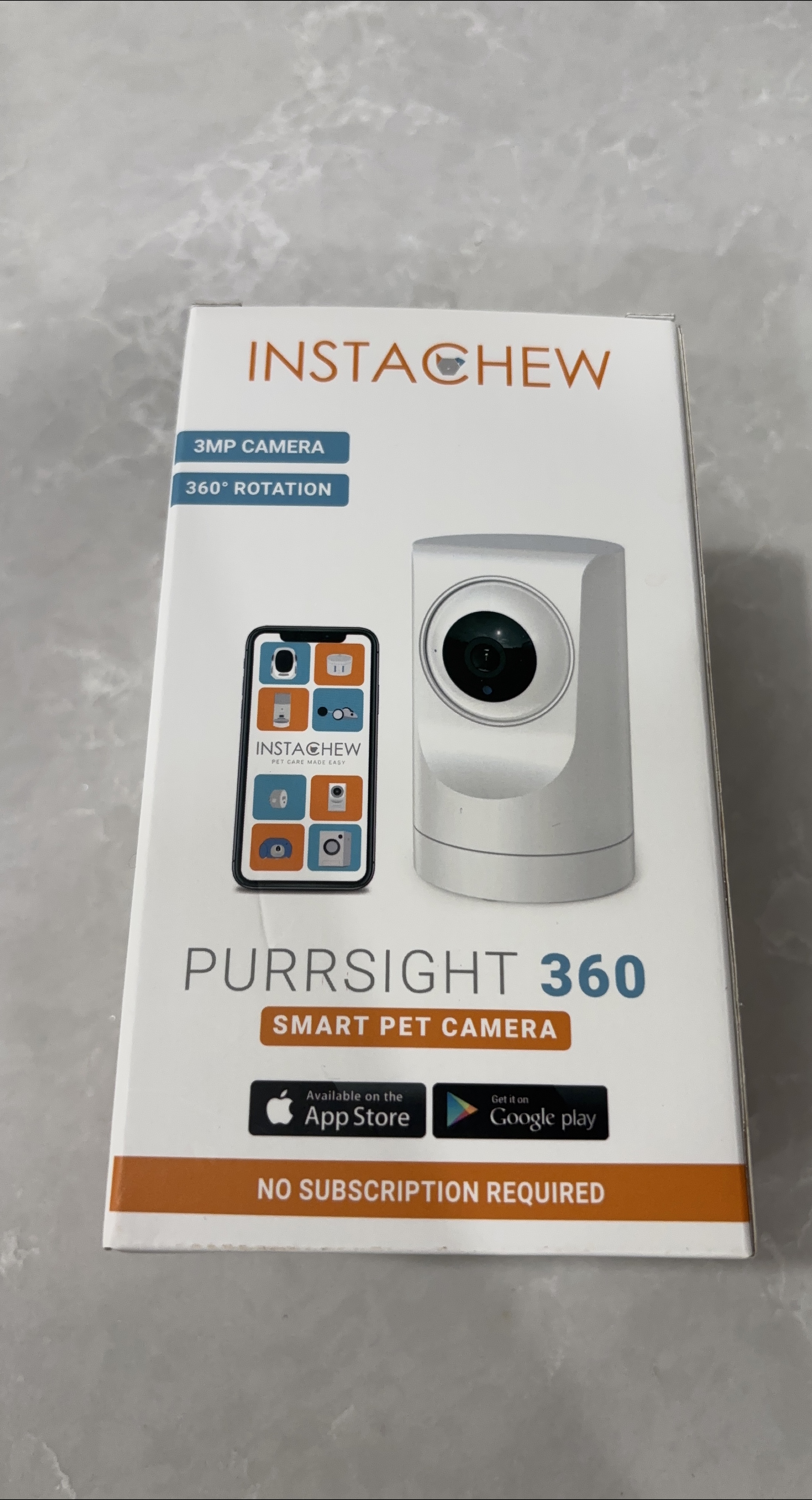 Instachew Purrsight 360 Smart Pet Camera - New in Box! thumbnail