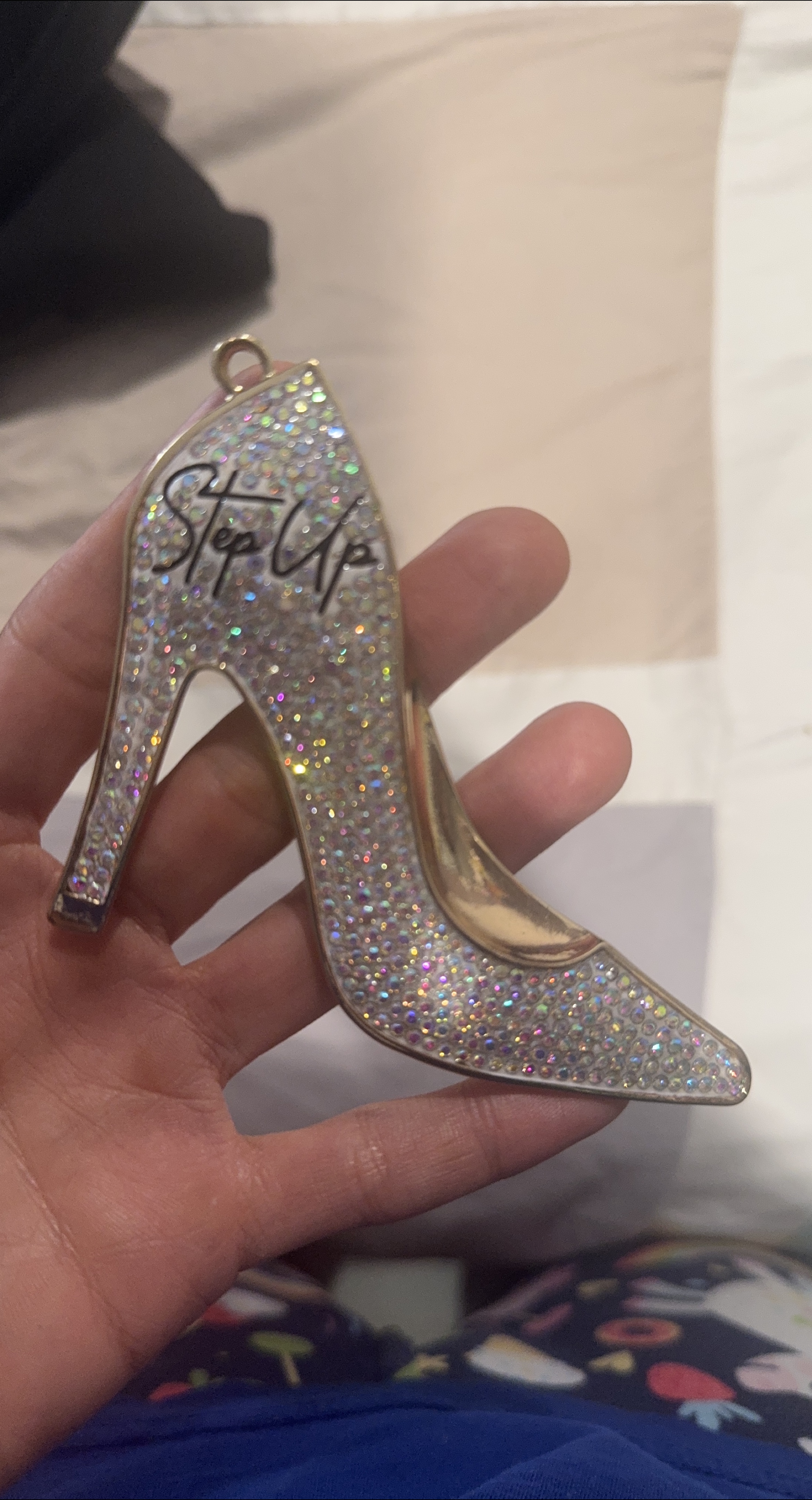 Decorative High Heel Shoe Keychain