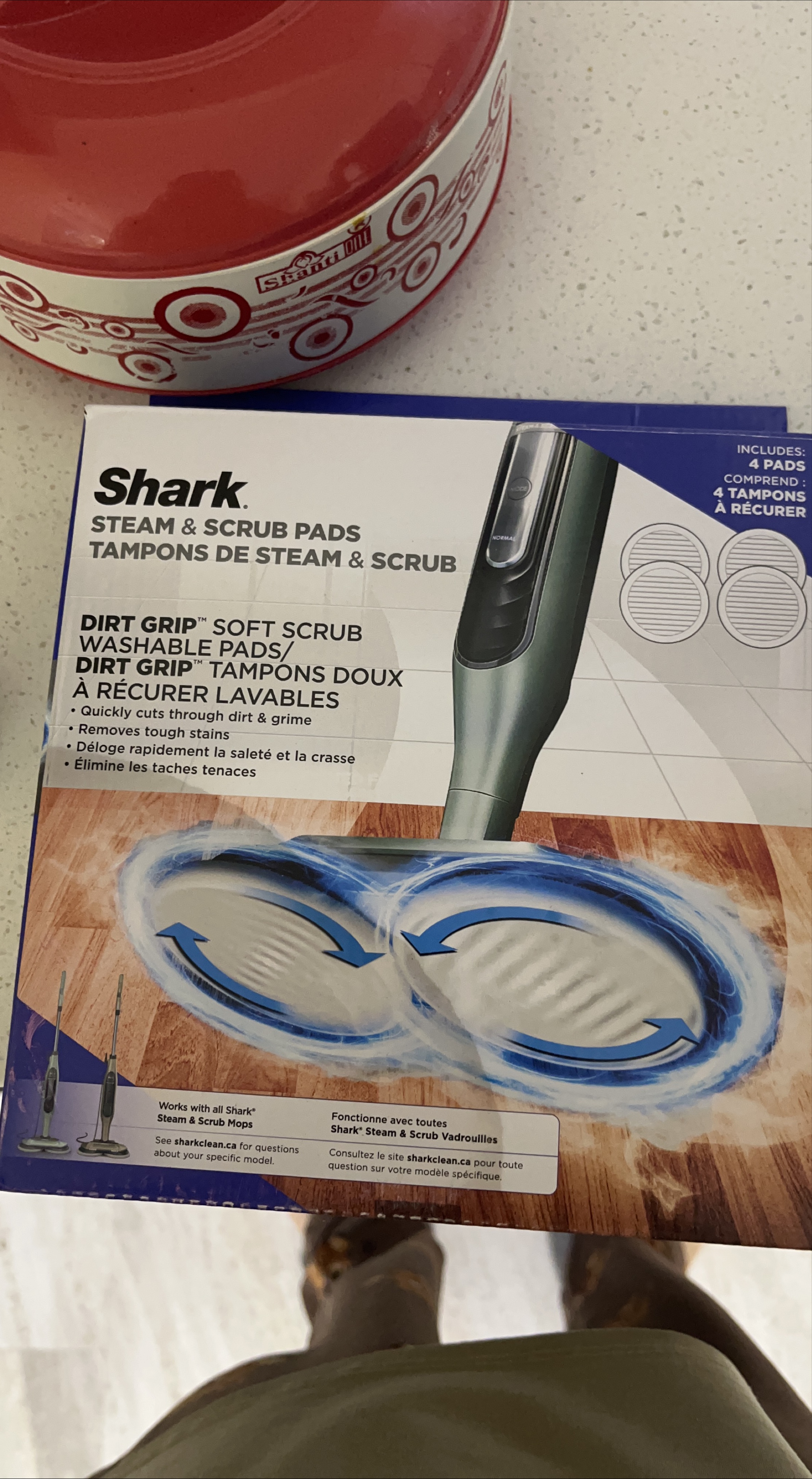 Shark Steam Scrub Mop Pads - New in Box!