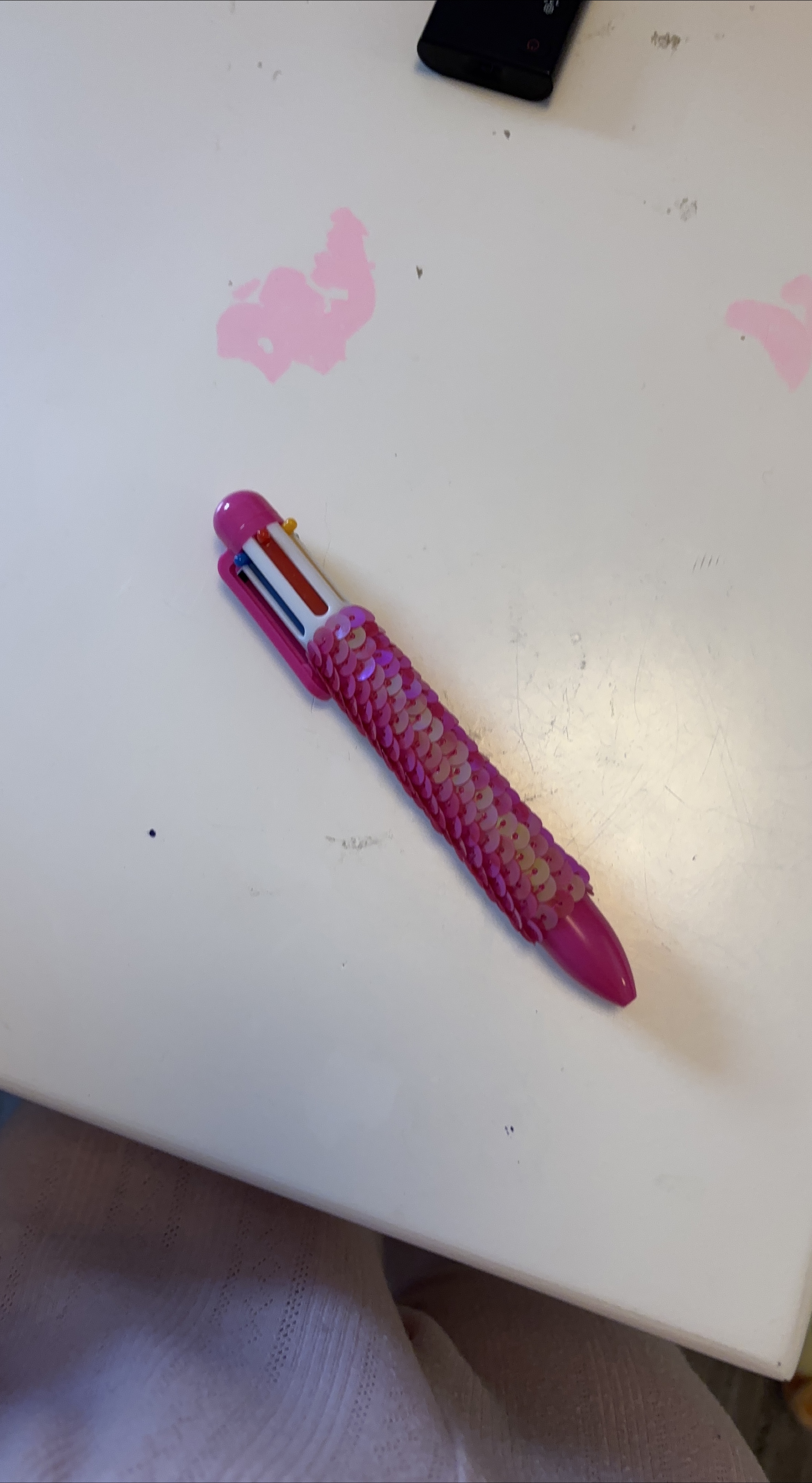 Pink Sequin 6-Colour Pen thumbnail