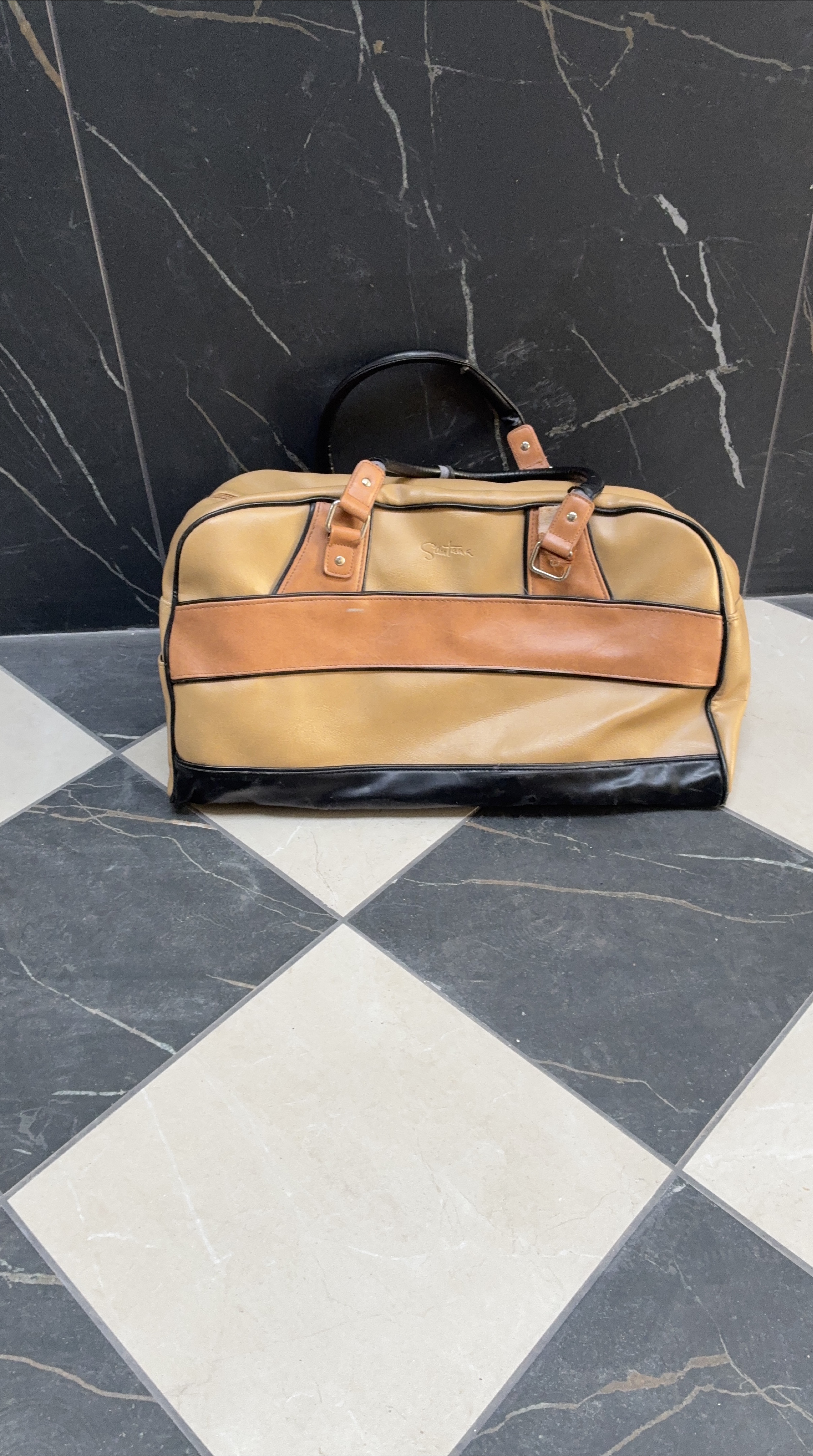 Vintage Santana Leather Duffel Bag thumbnail