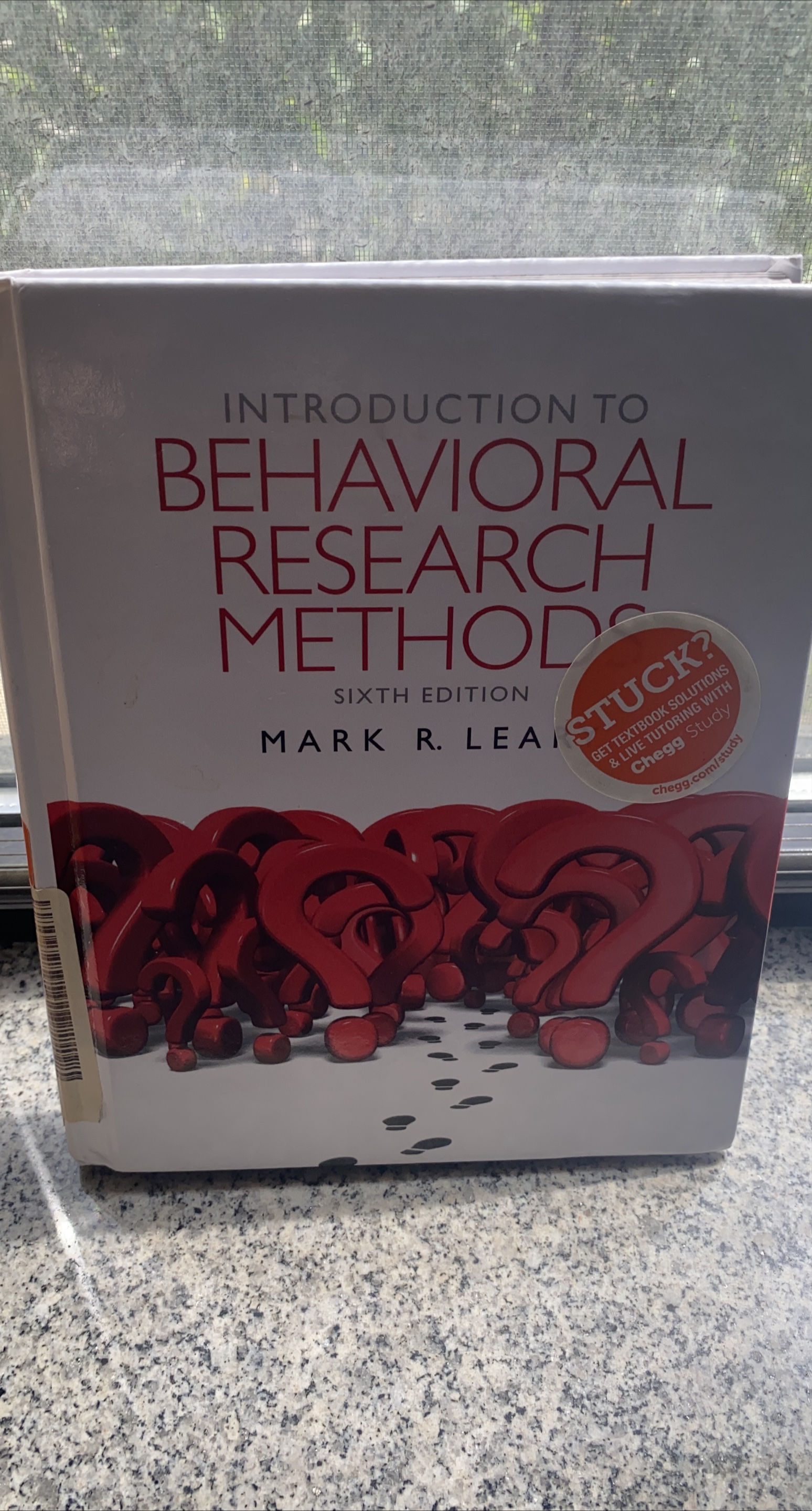 Introduction to Behavioral Research Methods - 6th Edition thumbnail