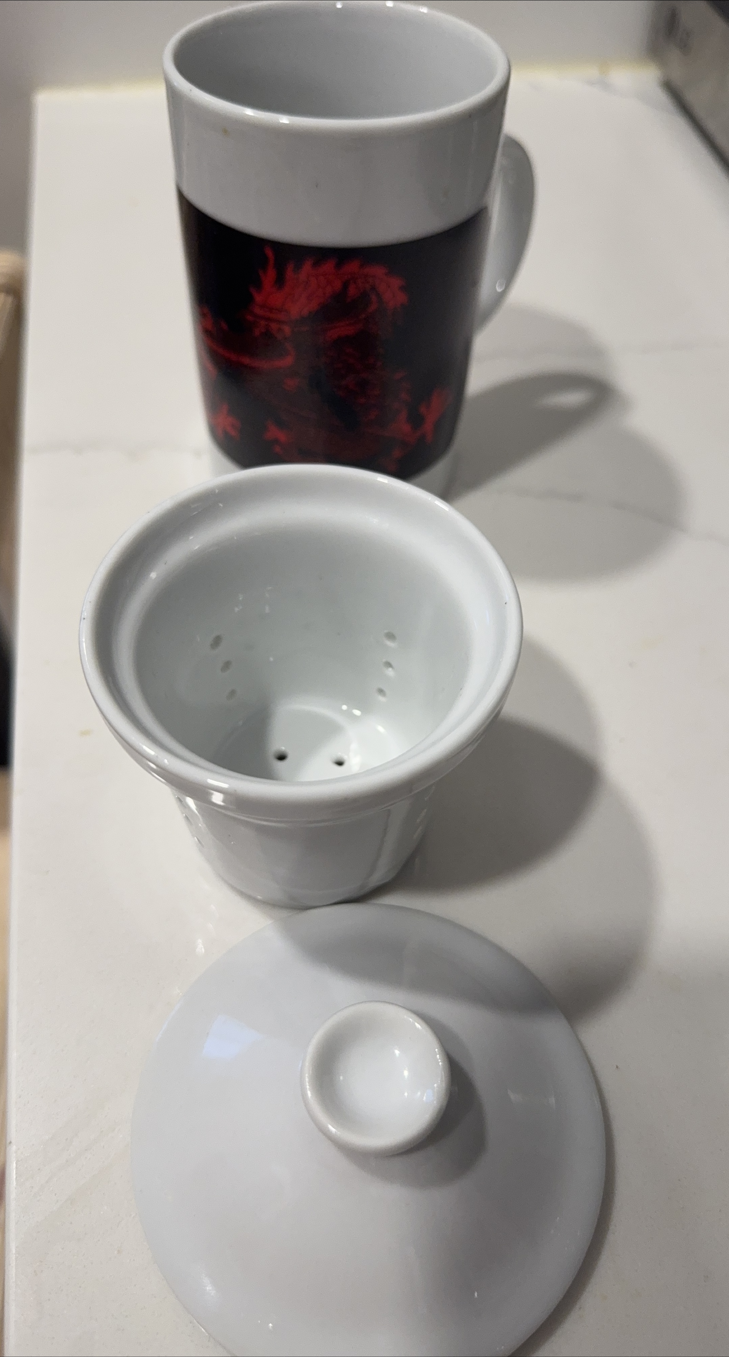 Tea Cup with Infuser and Lid thumbnail