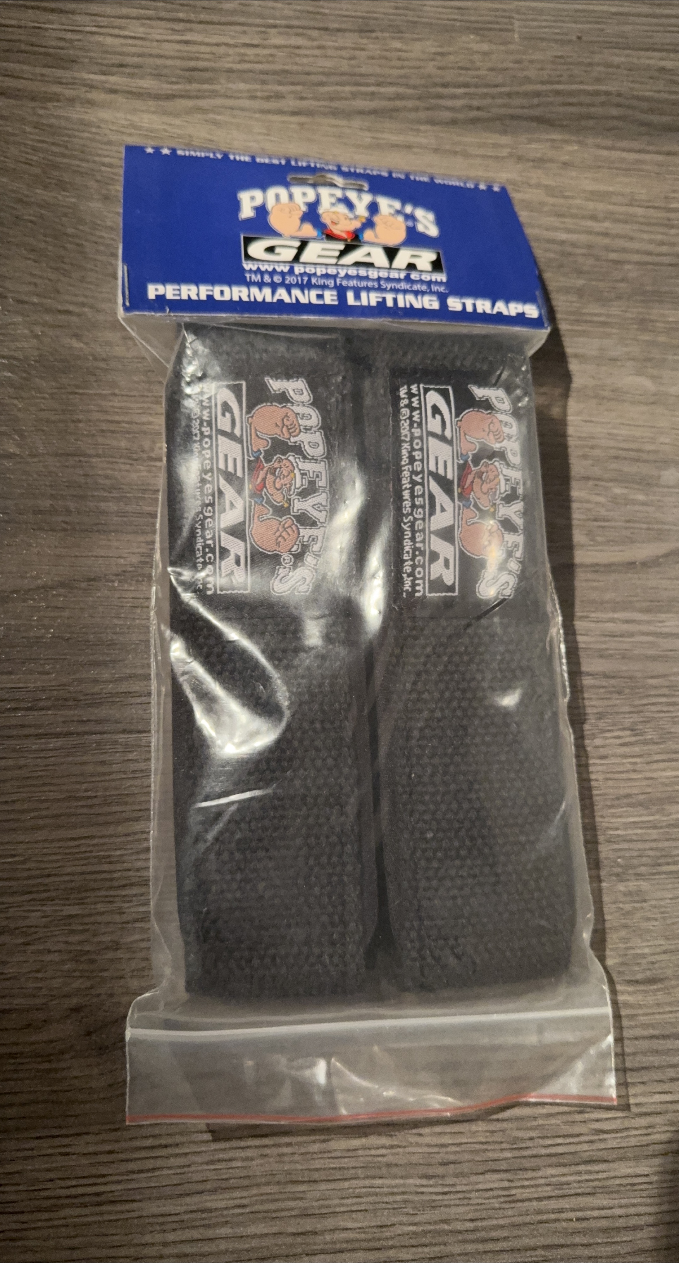 Popeye's Gear Performance Lifting Straps - New image indicator(1)