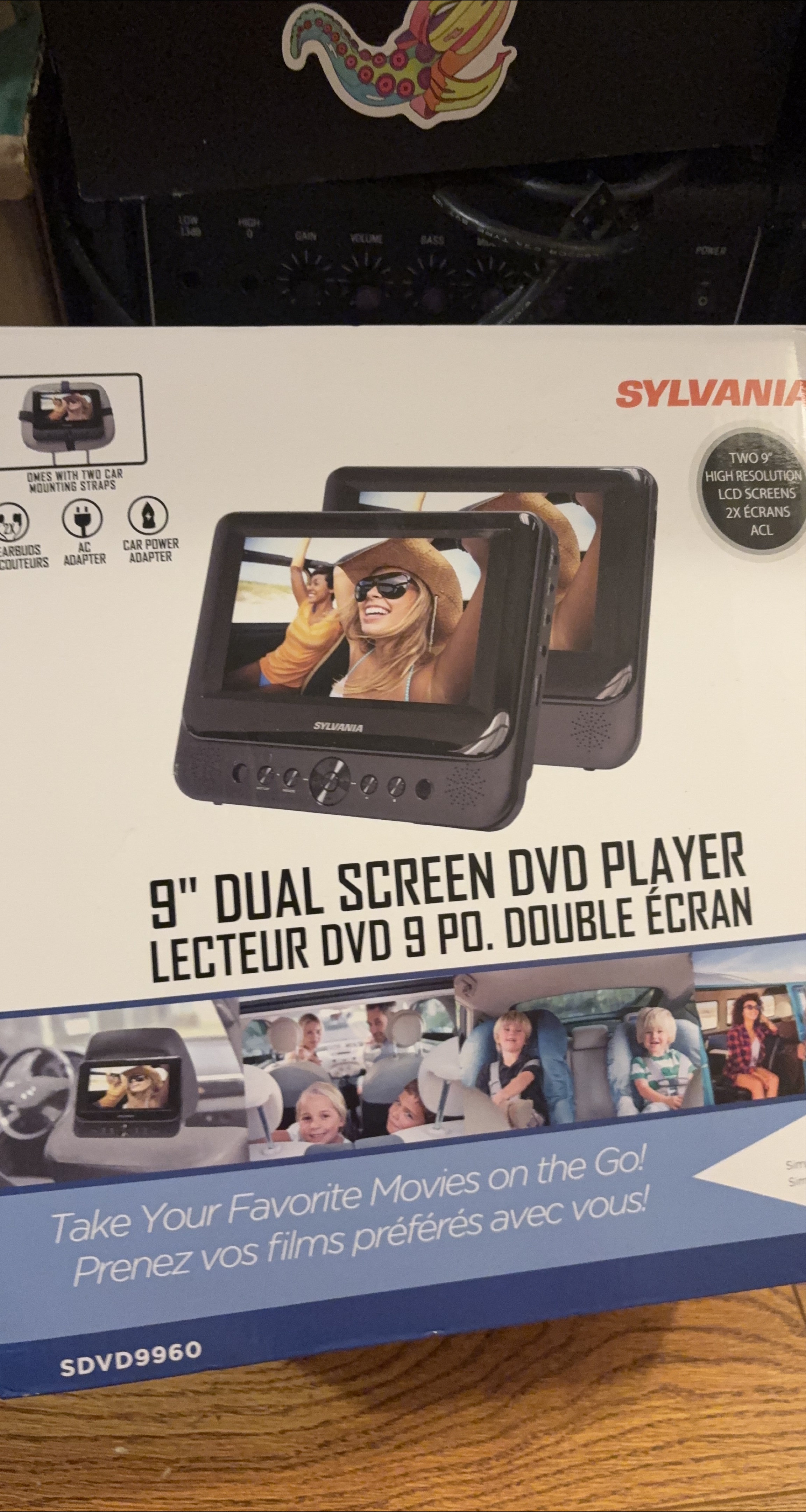 Sylvania 9" Dual Screen DVD Player - SDVD9960 thumbnail