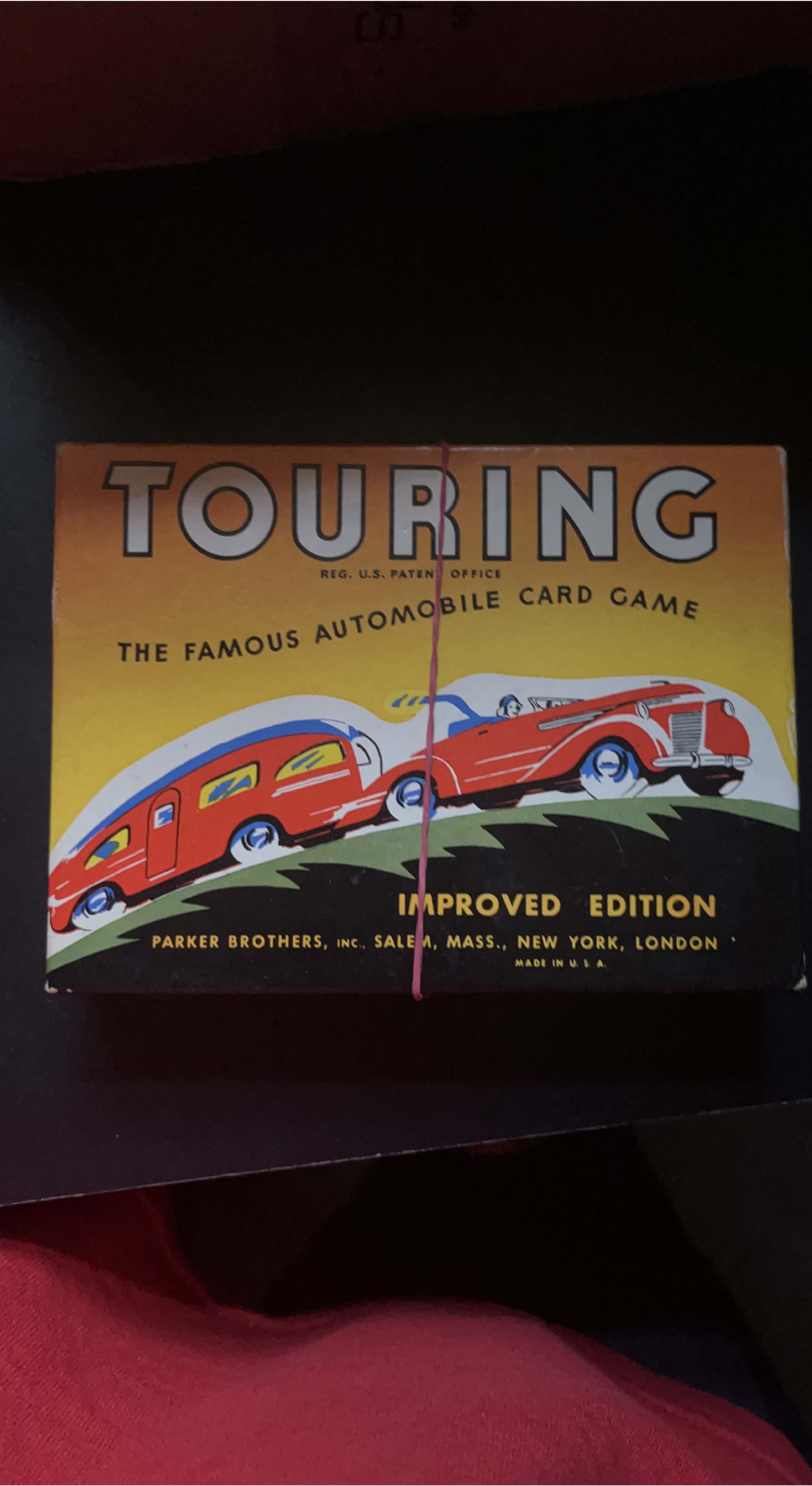 Parker Brothers Touring The Famous Automobile Card Game