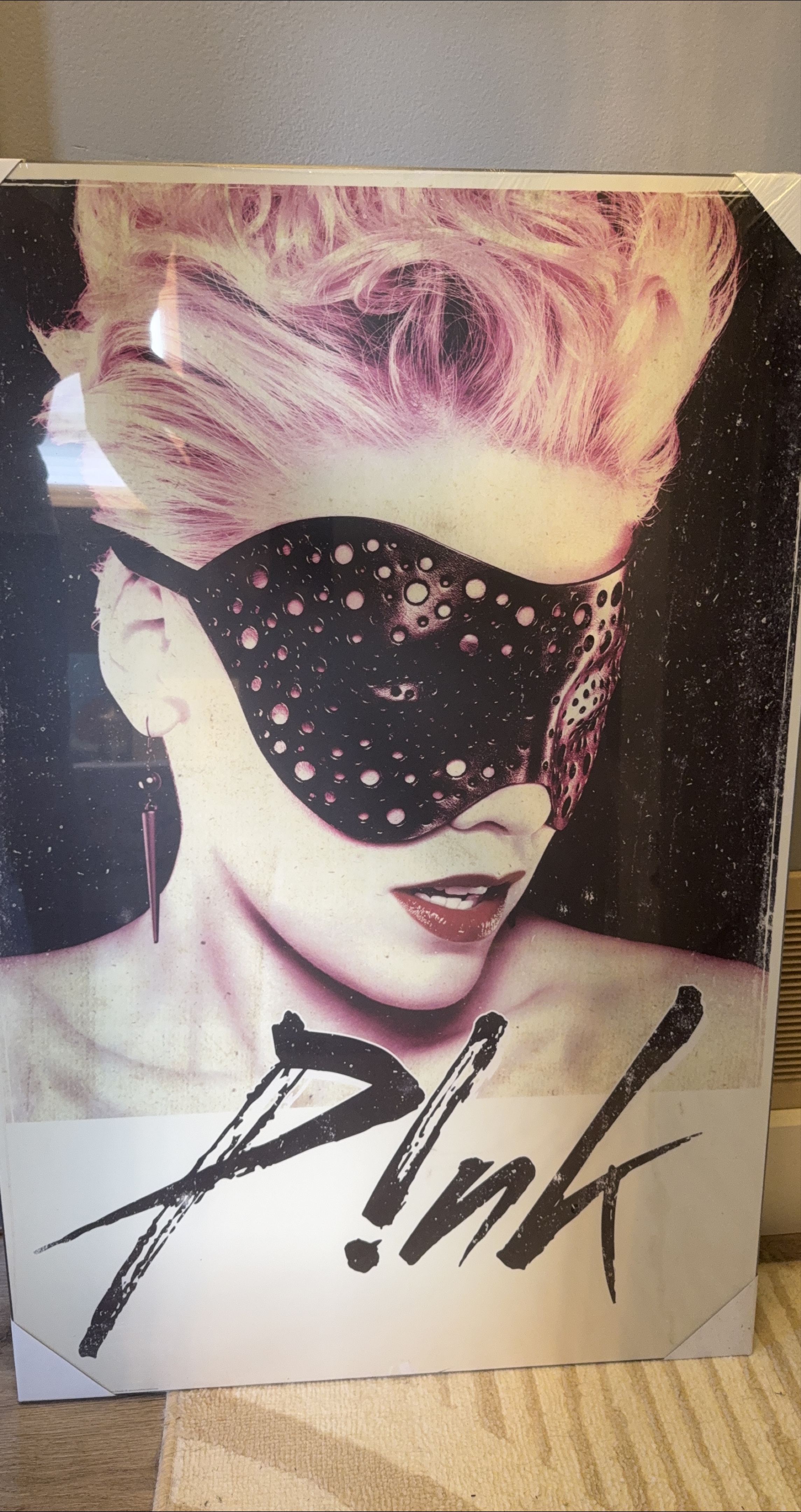 Pink "So What" Album Art Framed Print