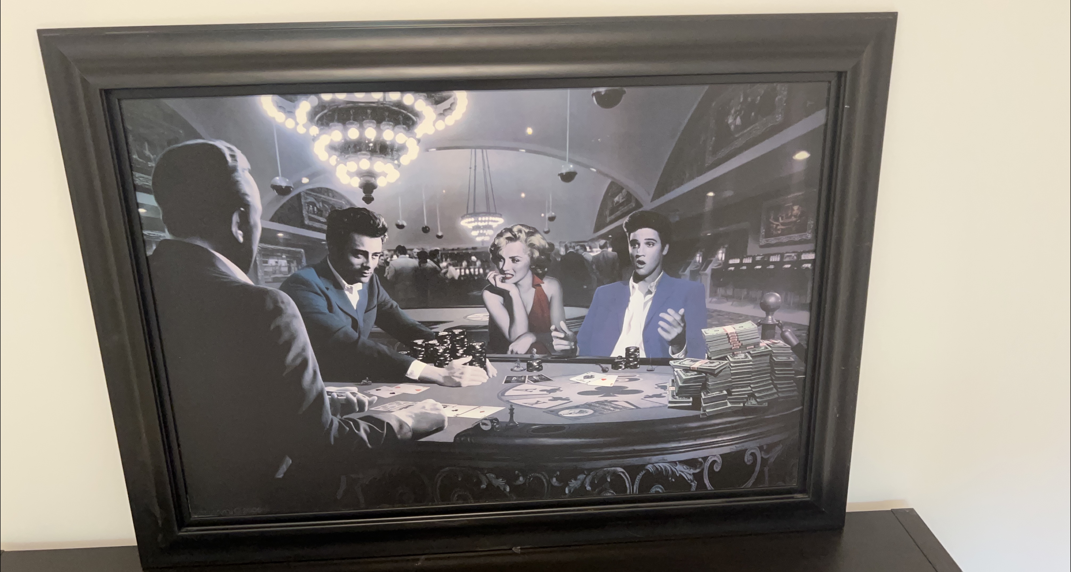 Framed Poker Painting thumbnail