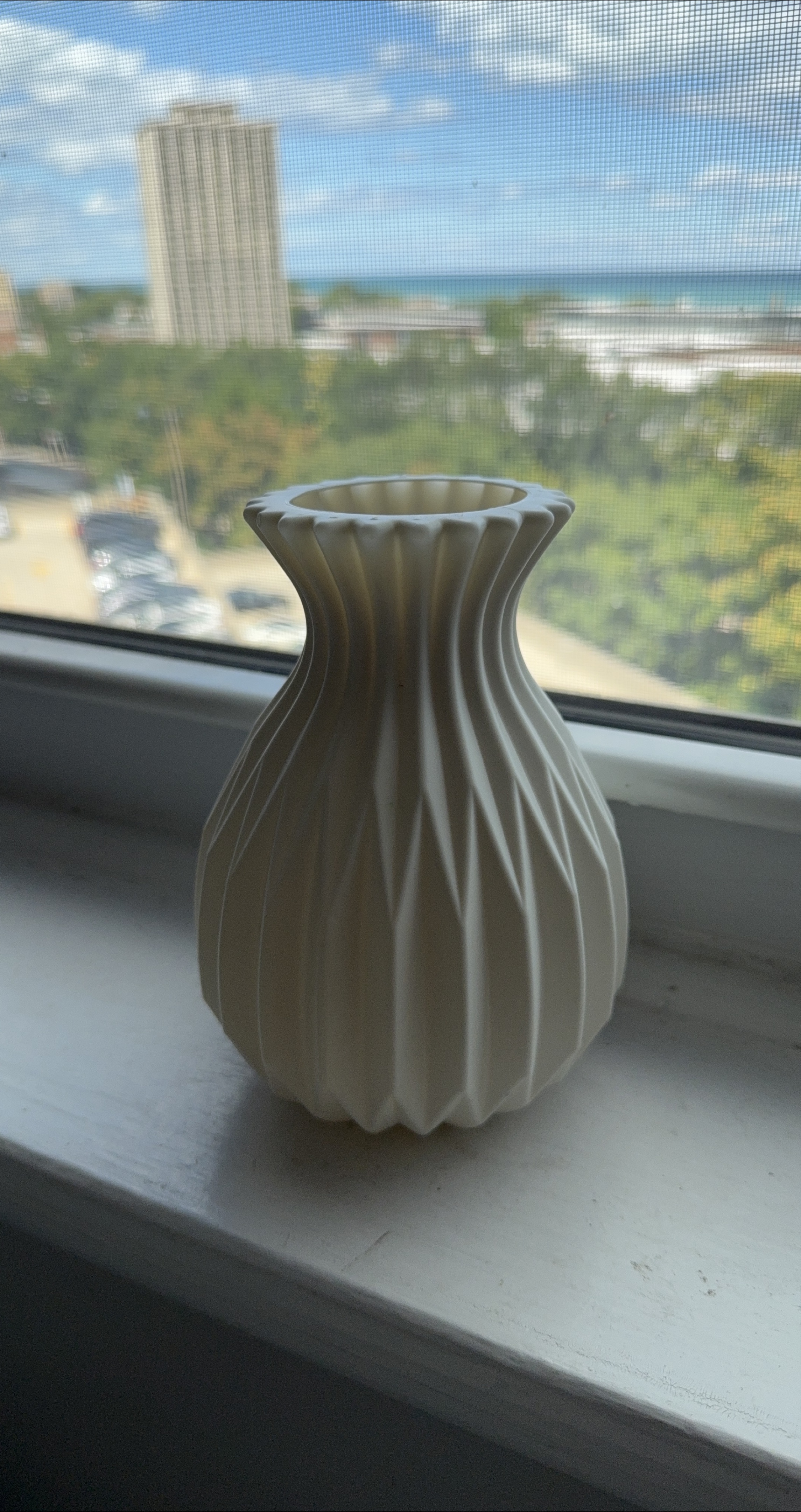 White Decorative Vase light weight thumbnail