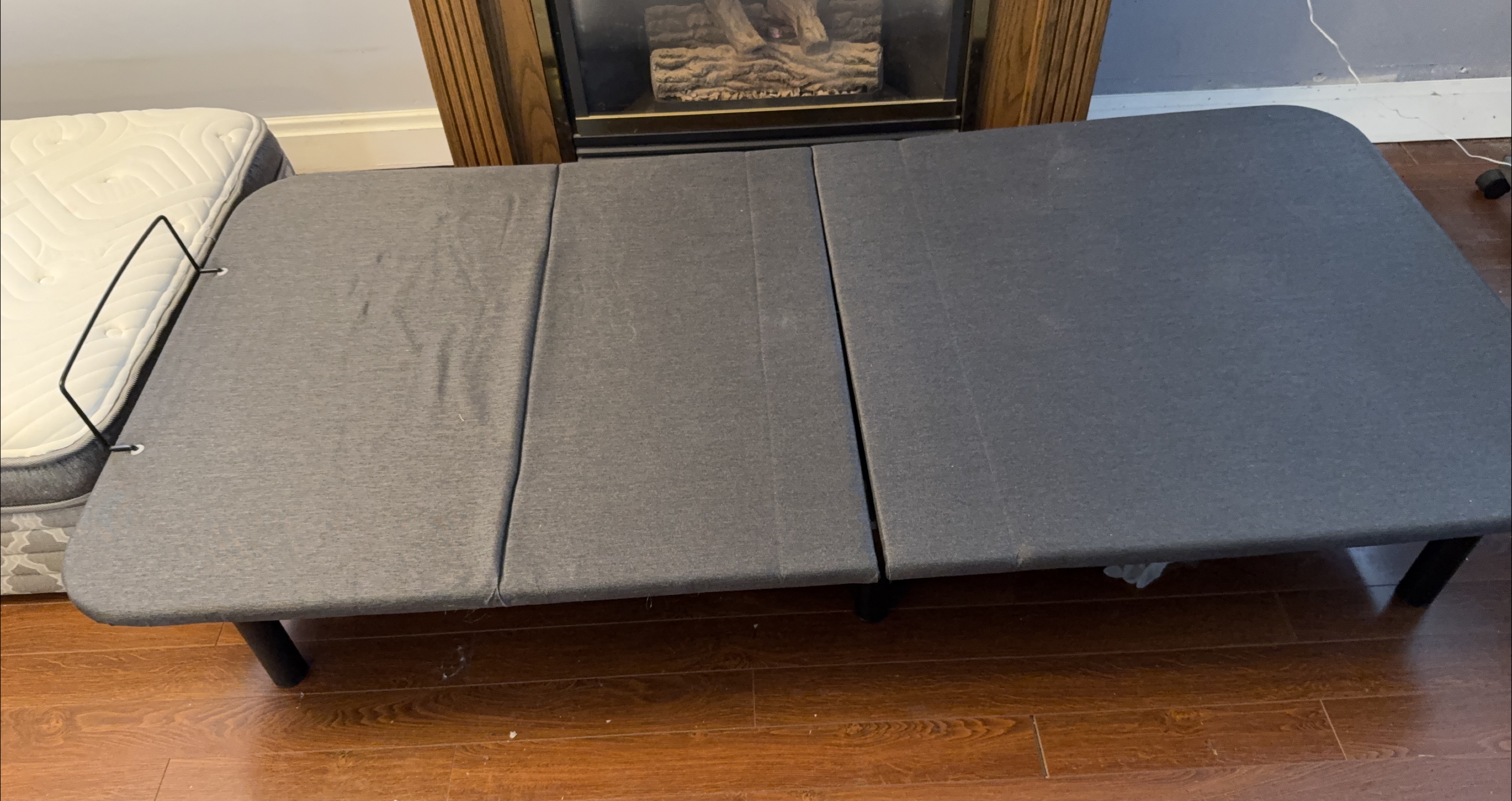 Adjustable Bed Frame - Grey thumbnail