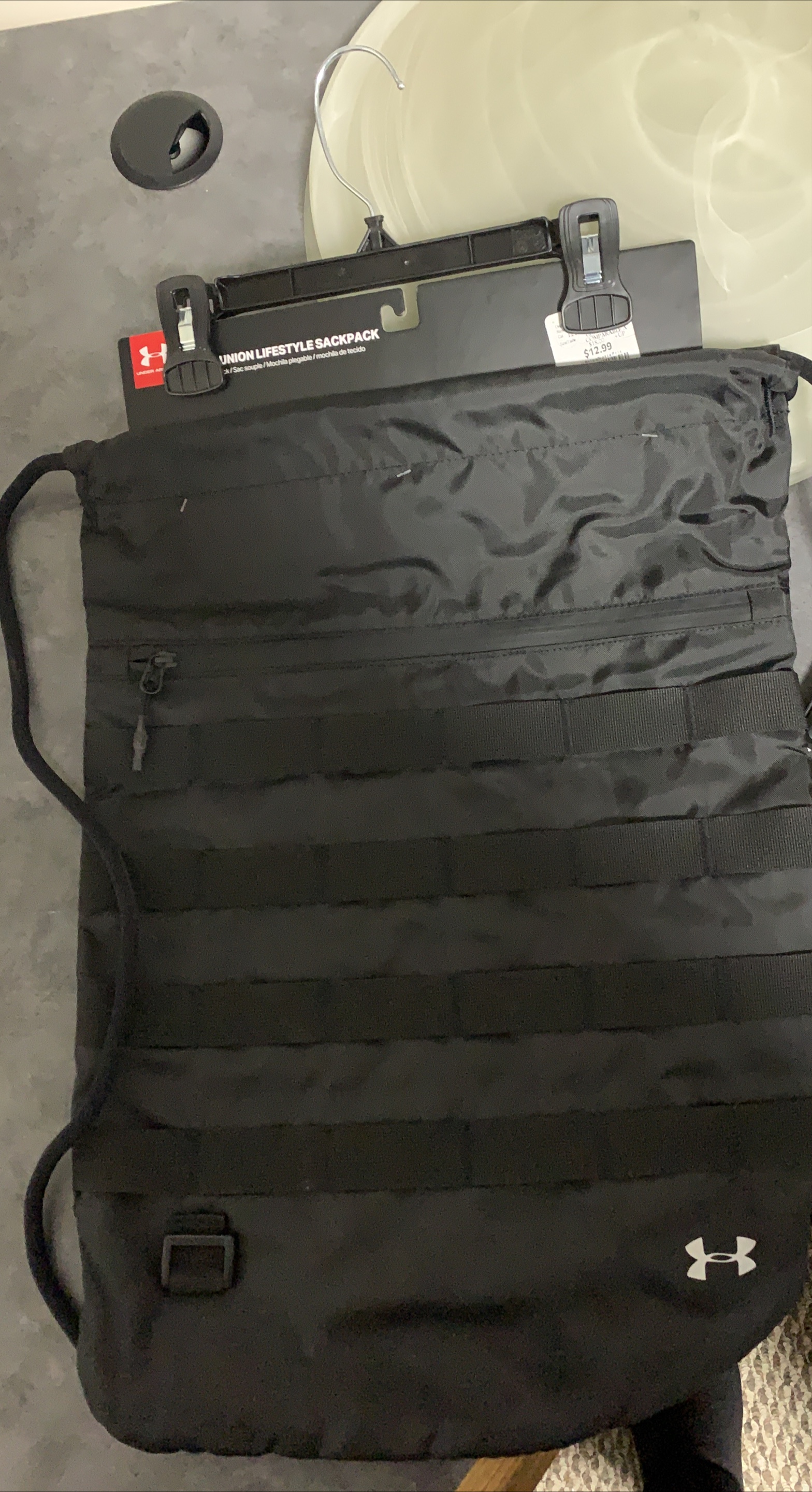 Under Armour Union Lifestyle Sackpack - Black thumbnail