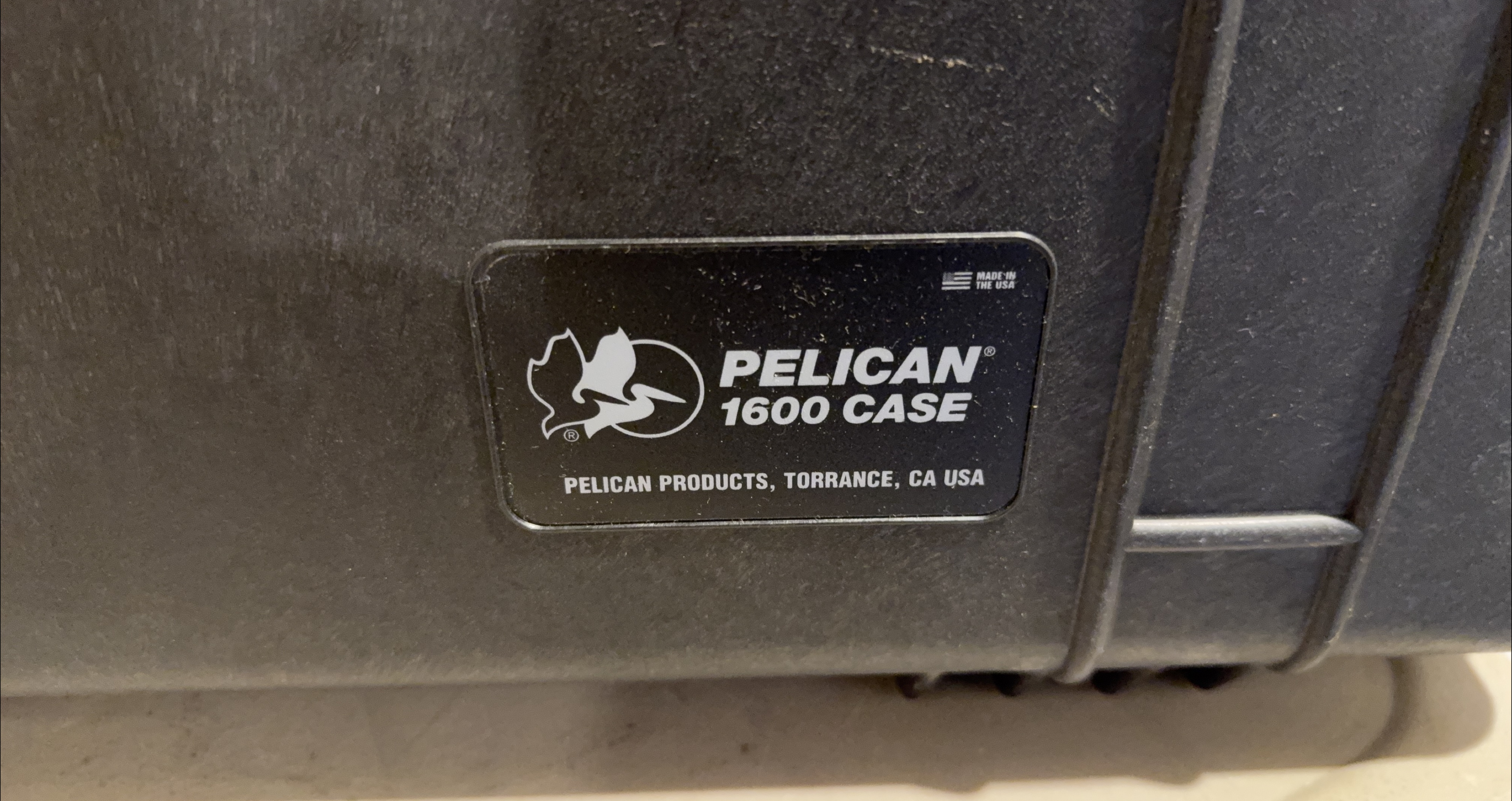 Pelican 1600 Case - Black thumbnail