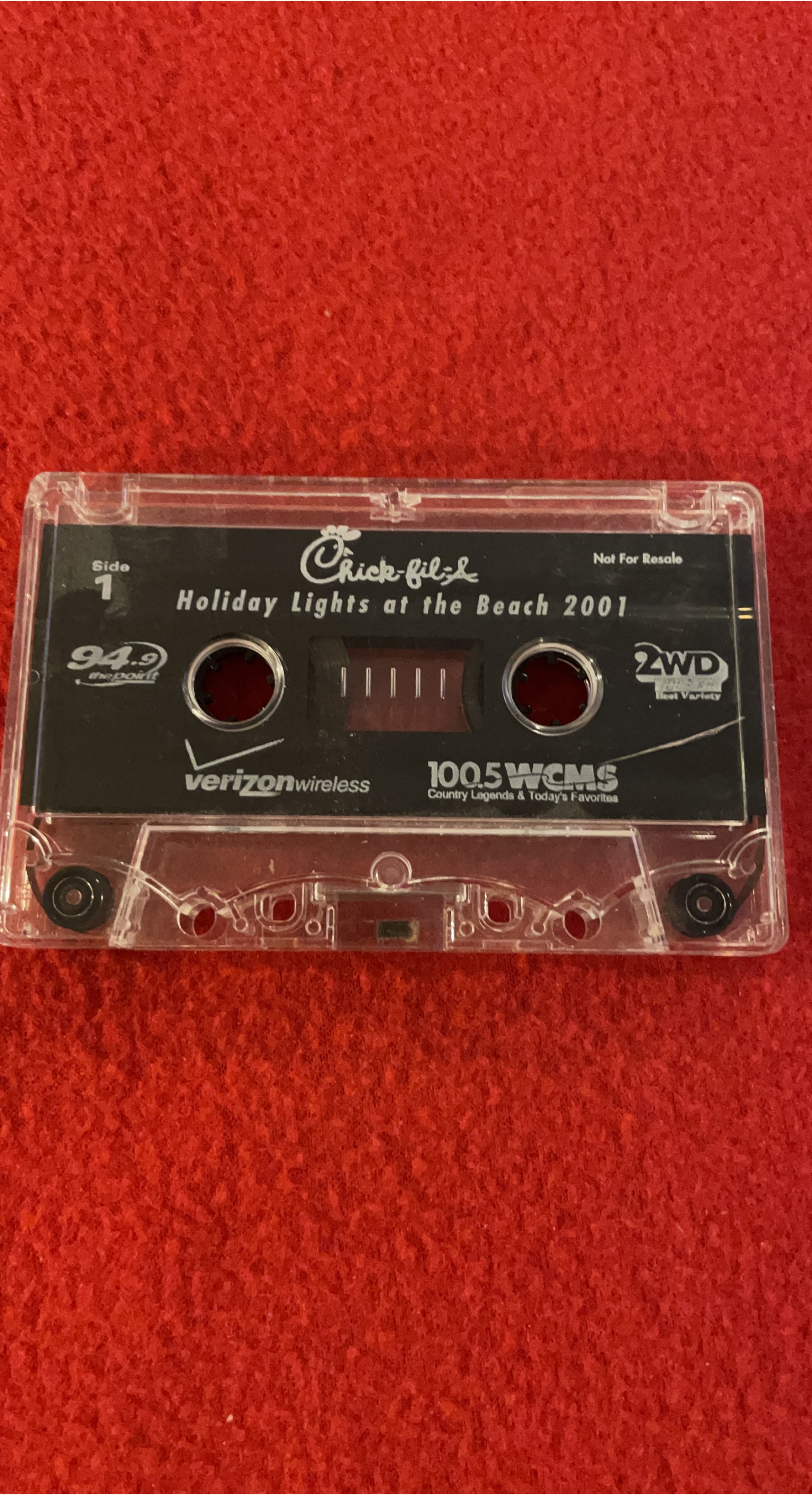 Chick-fil-A Holiday Lights at the Beach 2001 Cassette Tape thumbnail