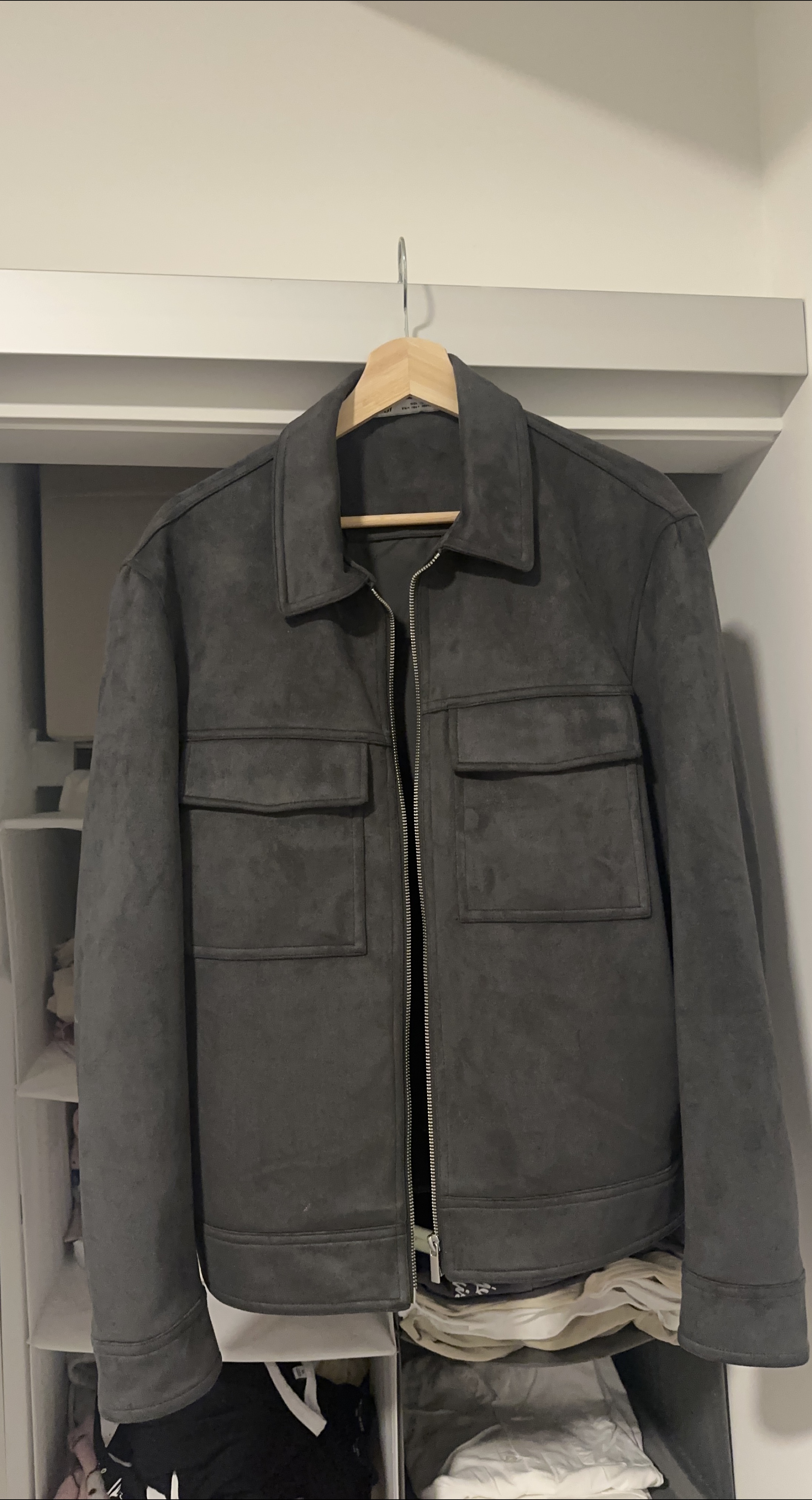 Zara Grey Outer Shell Jacket