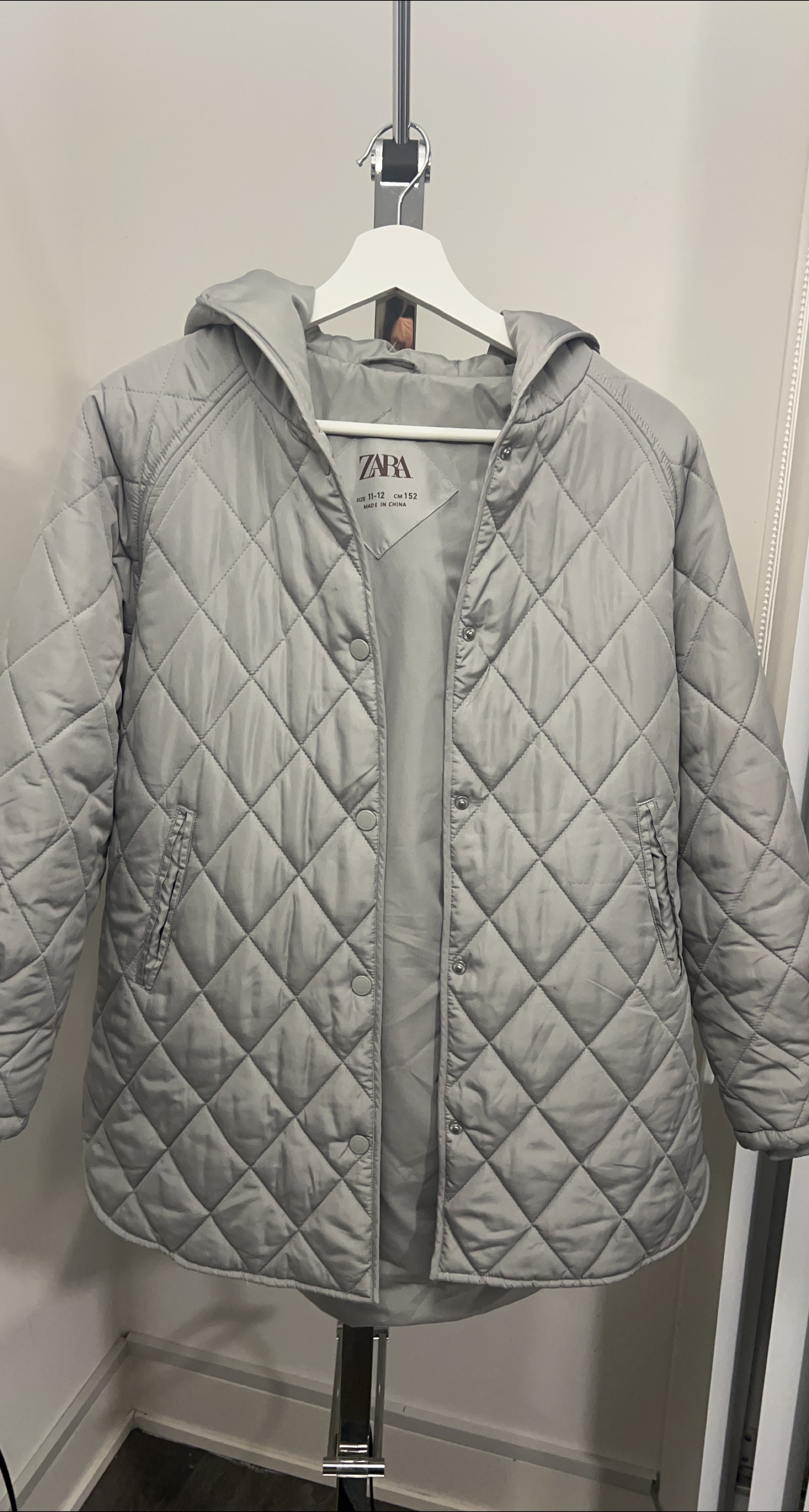 Zara Kids Quilted Jacket Size 11-12 thumbnail
