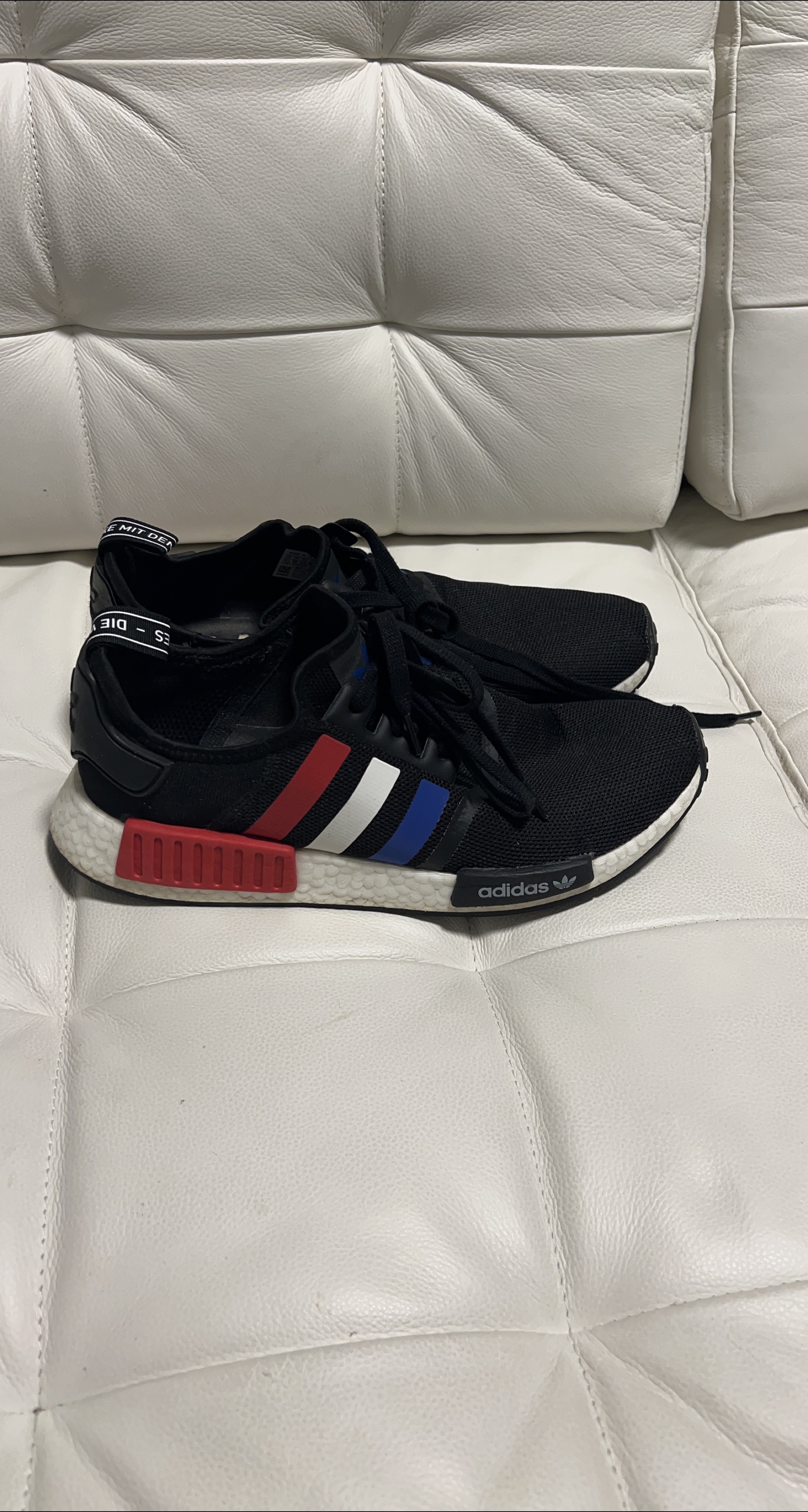 Adidas NMD R1 Black Shoes - size 10.5 thumbnail