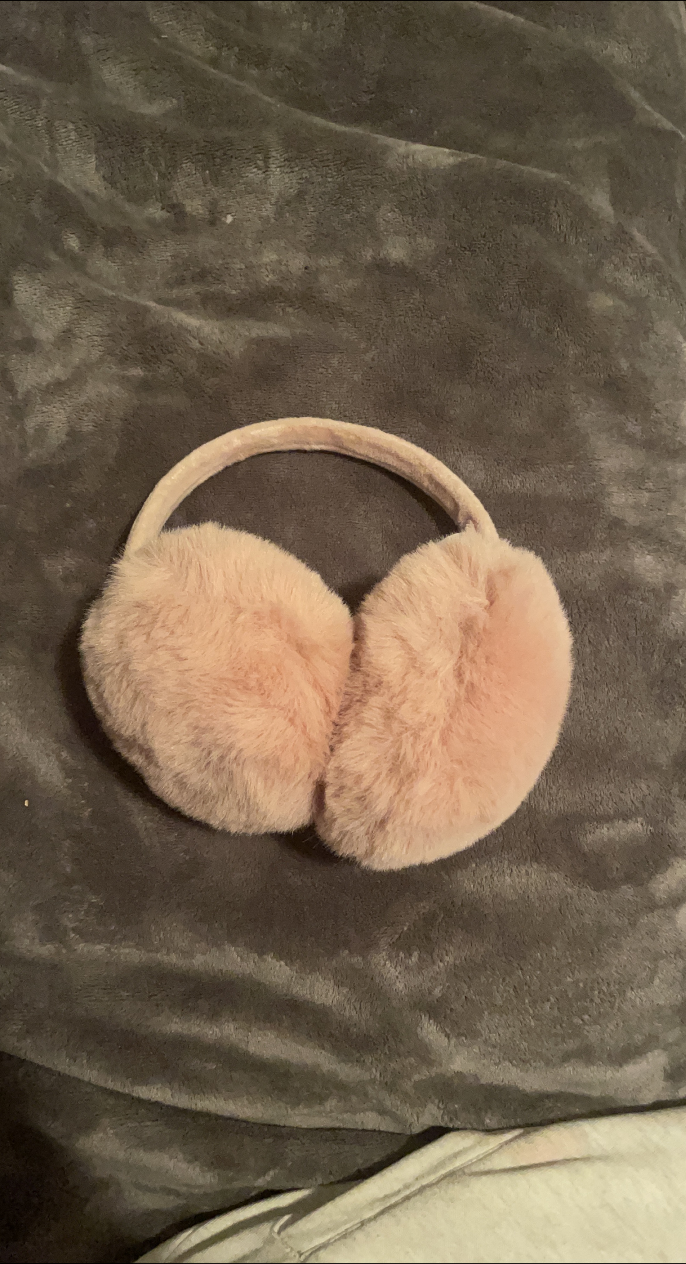Pink Faux Fur Earmuffs
