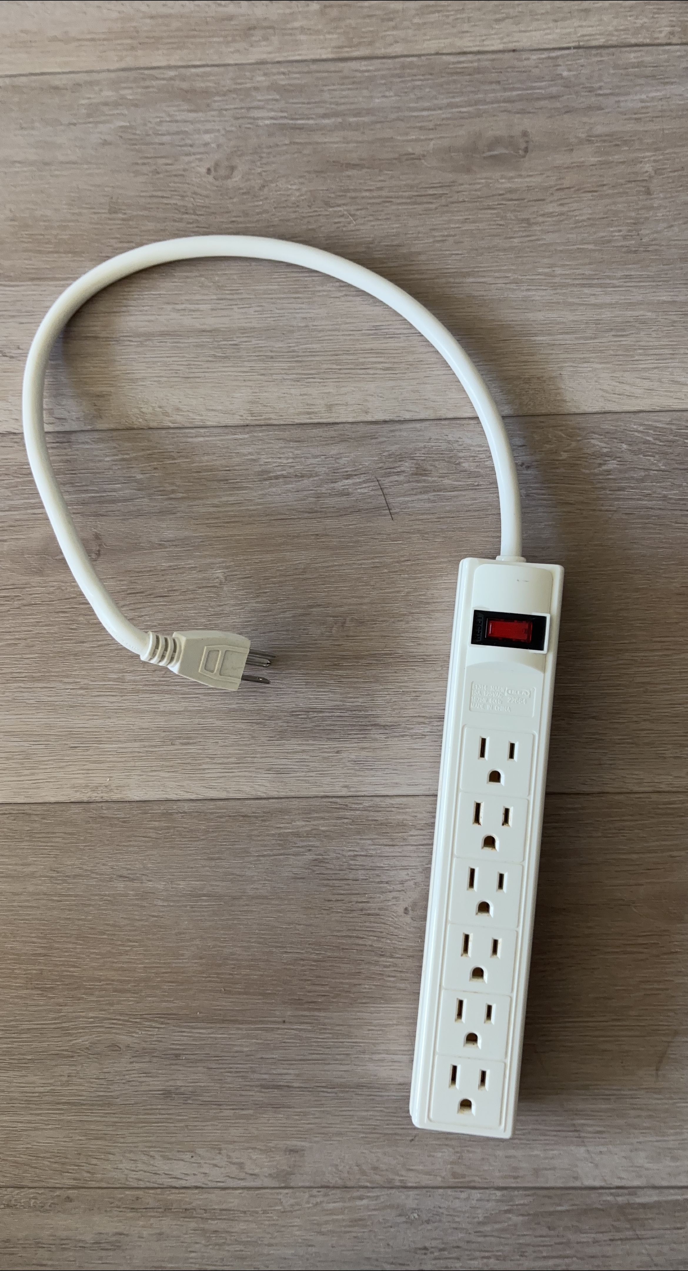 White Power Strip Surge Protector thumbnail