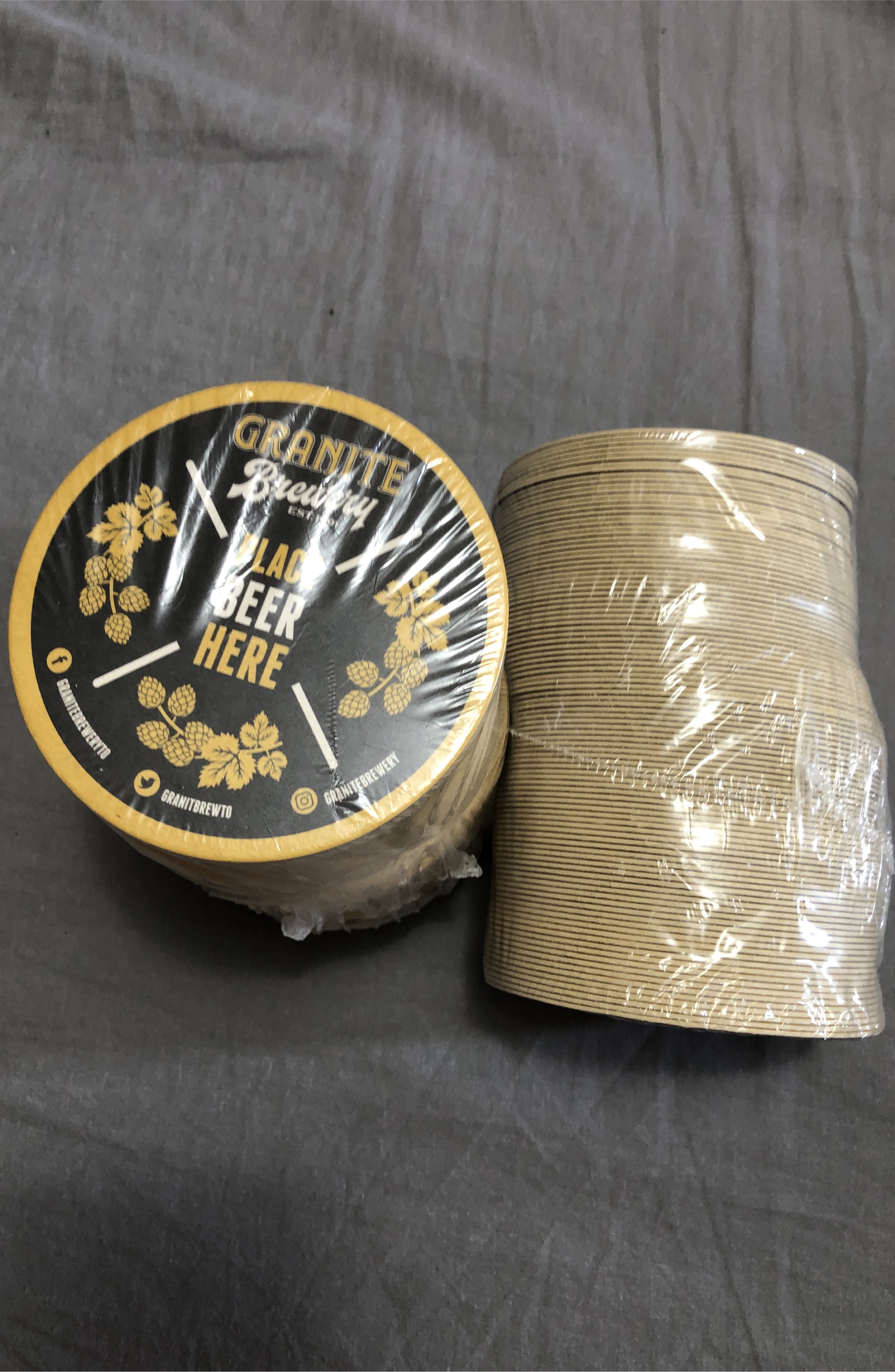 Granite Brewery Coasters - New, Sealed thumbnail