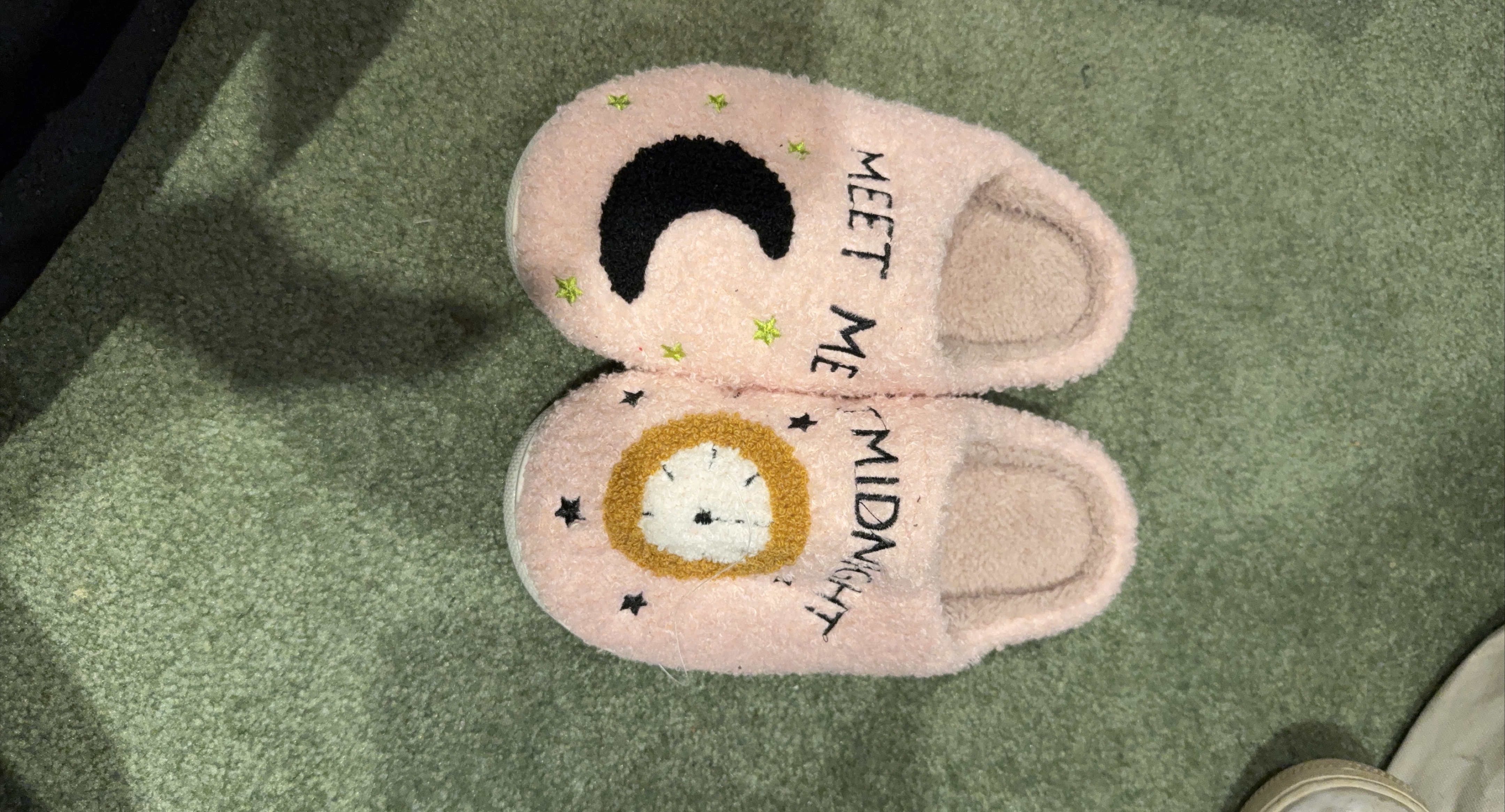 Pink 'Meet Me Midnight' Slippers (Size 36-37) thumbnail