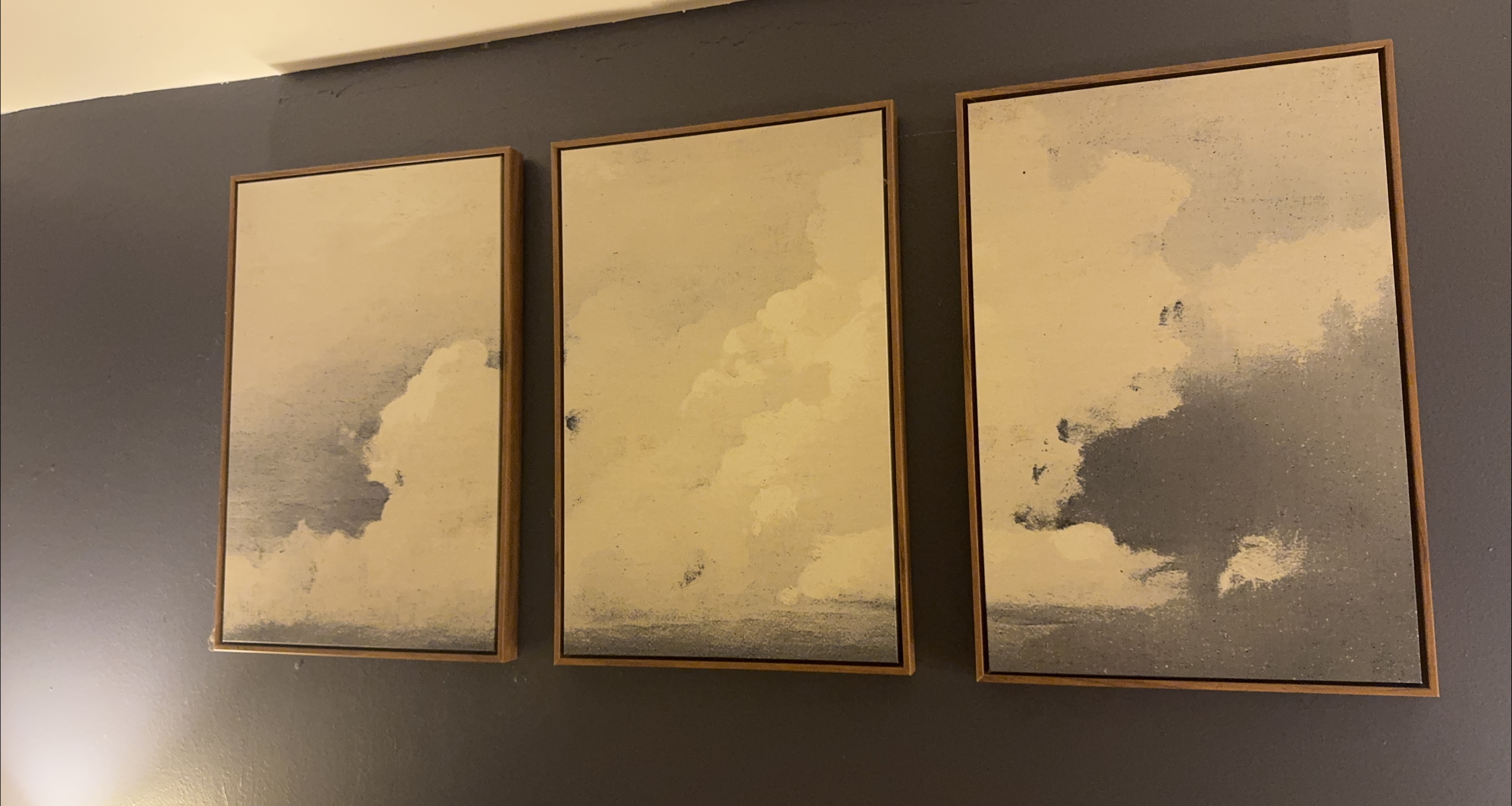 Set of 3 Framed Cloud Prints thumbnail