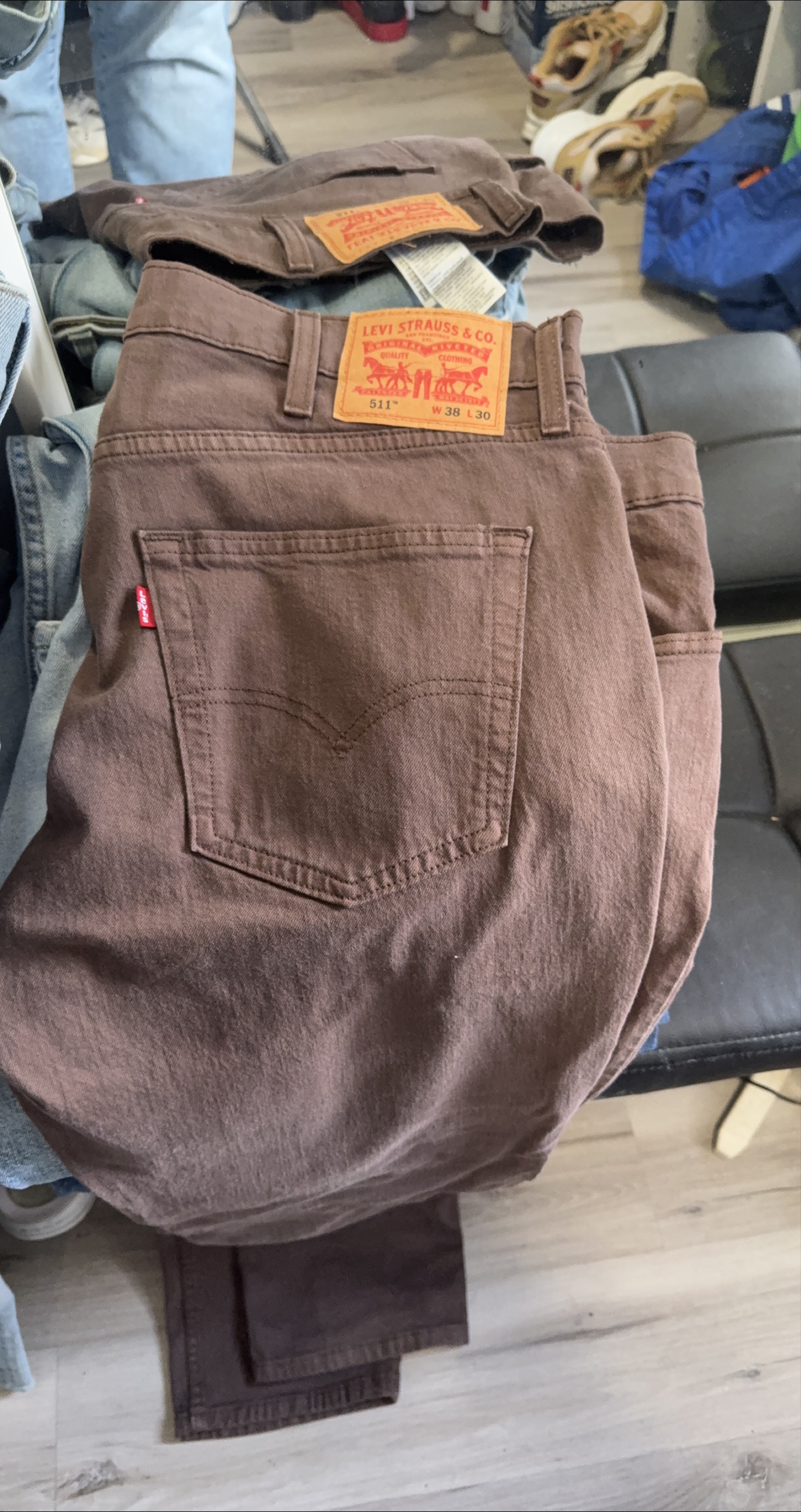 Levi's 511 Brown Jeans W38 L30