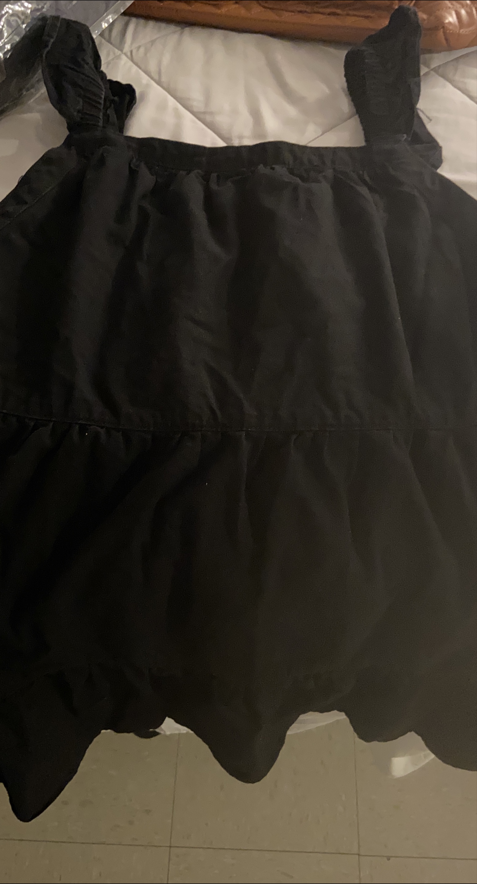 Black Ruffle Dress